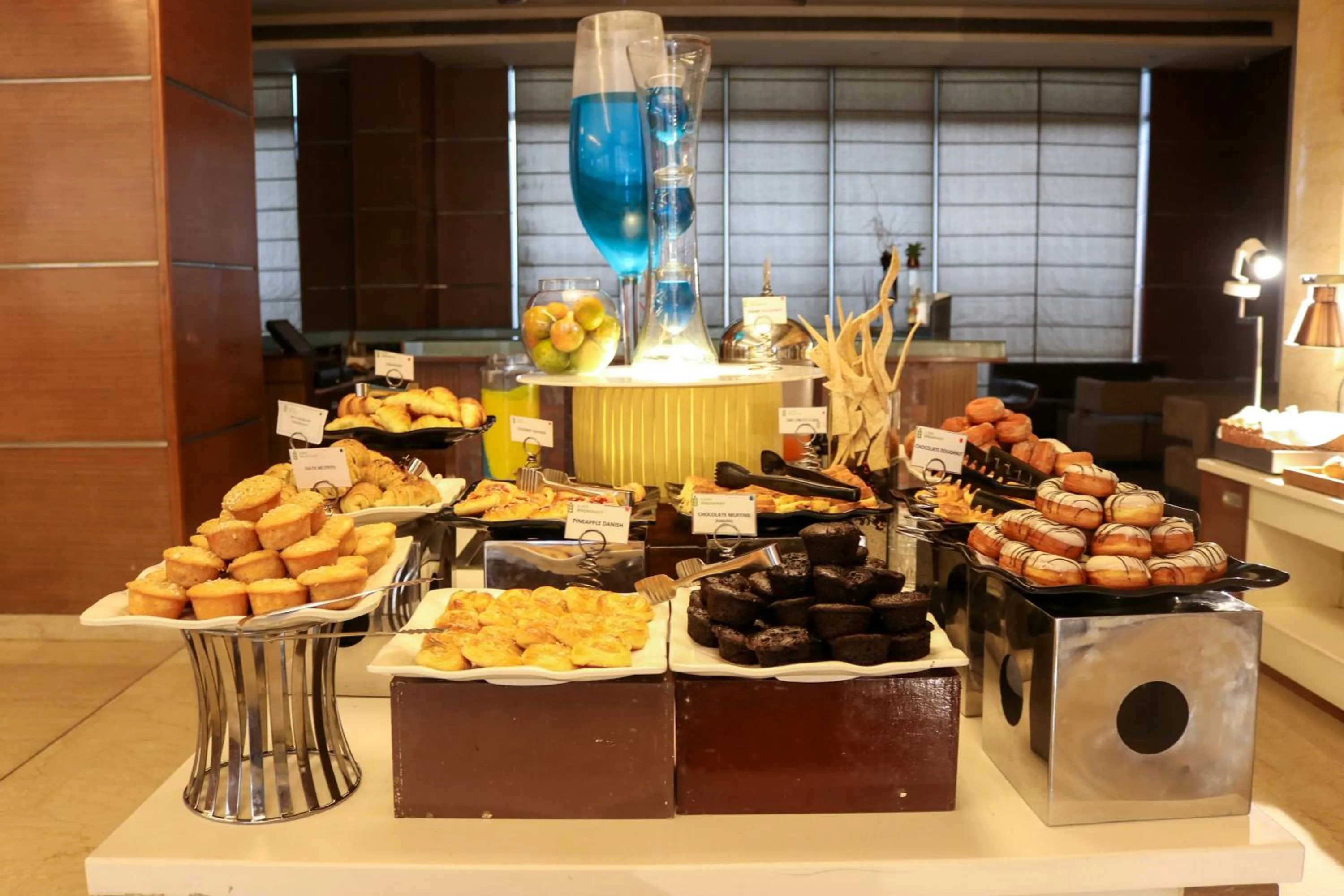 Continental breakfast in Radisson Blu Hotel, Greater Noida