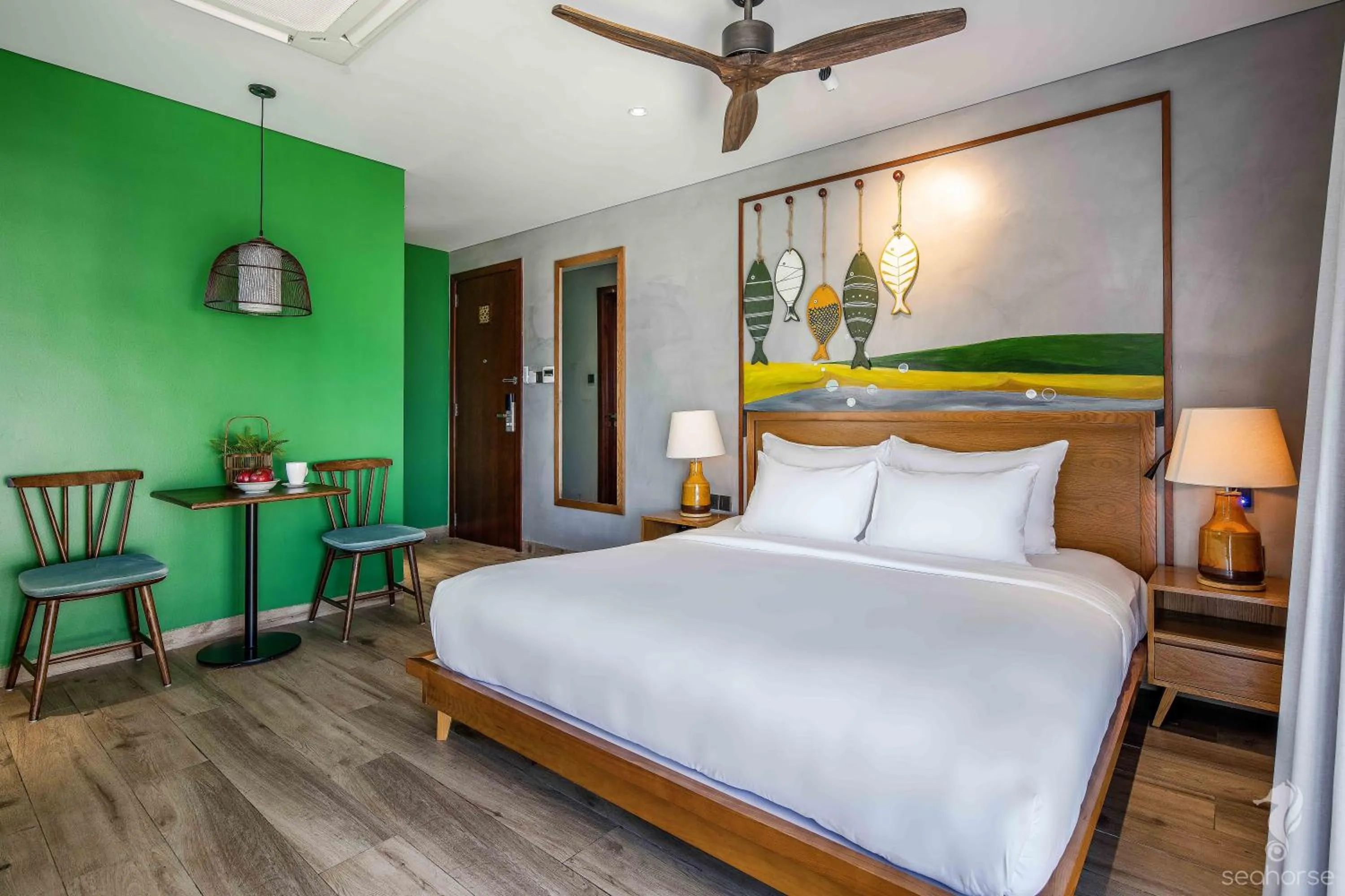 Bed in Seahorse Han Market Da Nang Apartment by Haviland