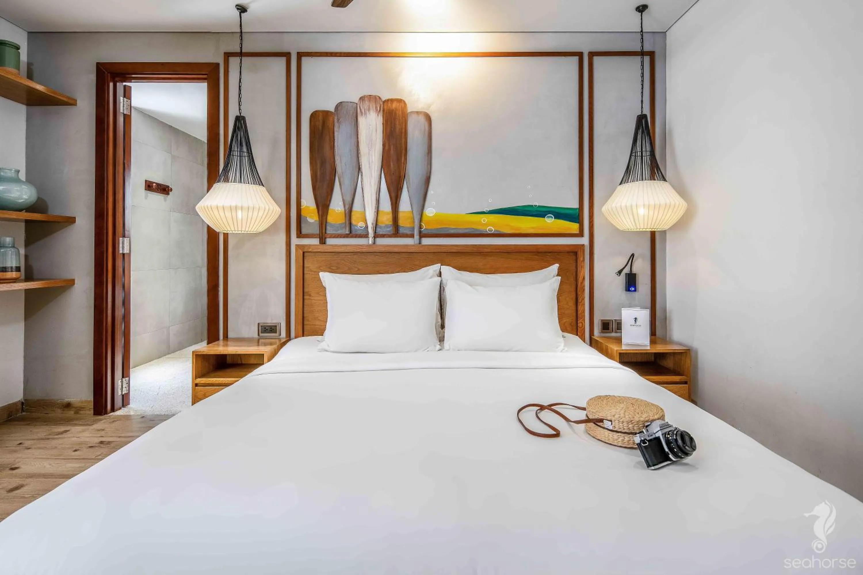 Bed in Seahorse Han Market Da Nang Apartment by Haviland