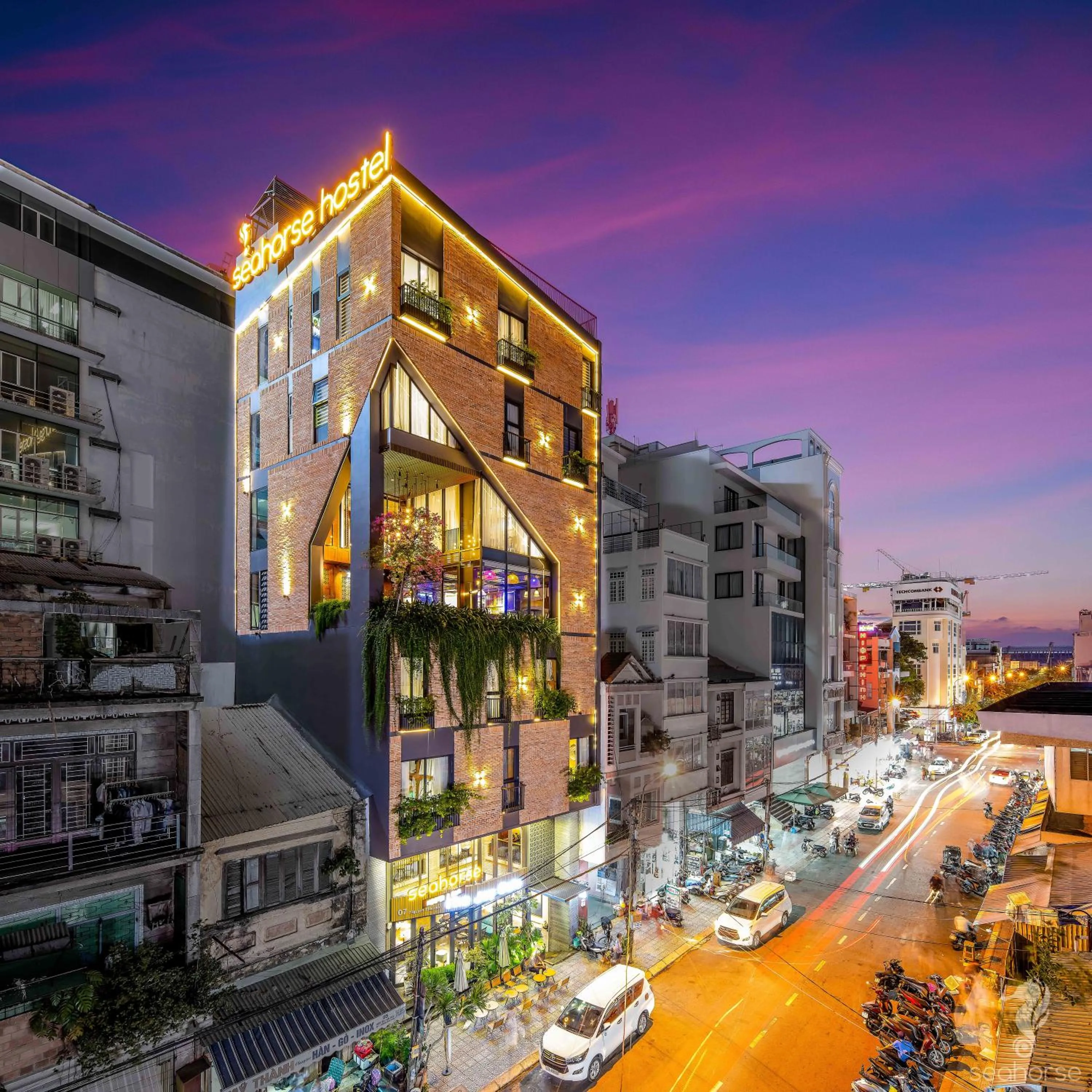 Bird's eye view in Seahorse Han Market Da Nang Apartment by Haviland