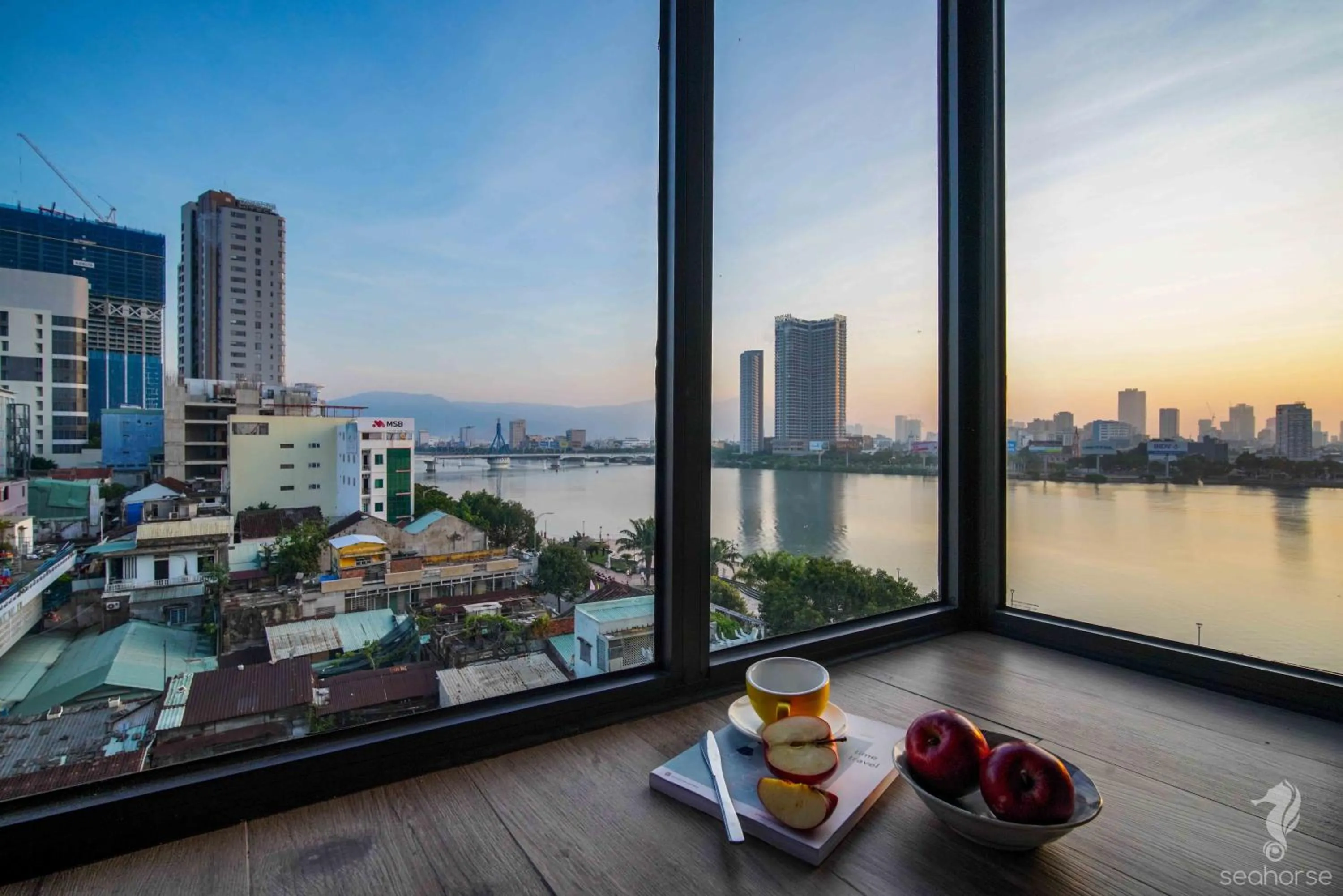 City view in Seahorse Han Market Da Nang Apartment by Haviland