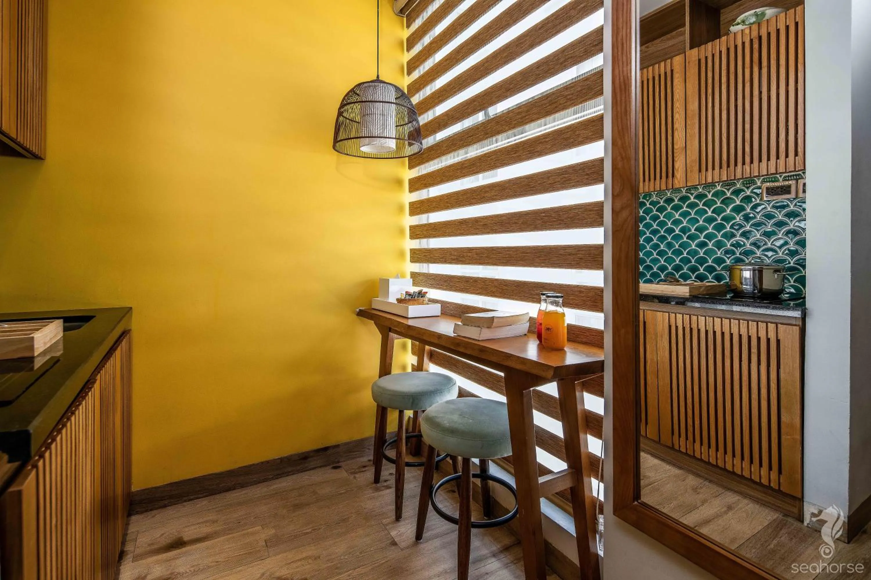 Dining area in Seahorse Han Market Da Nang Apartment by Haviland
