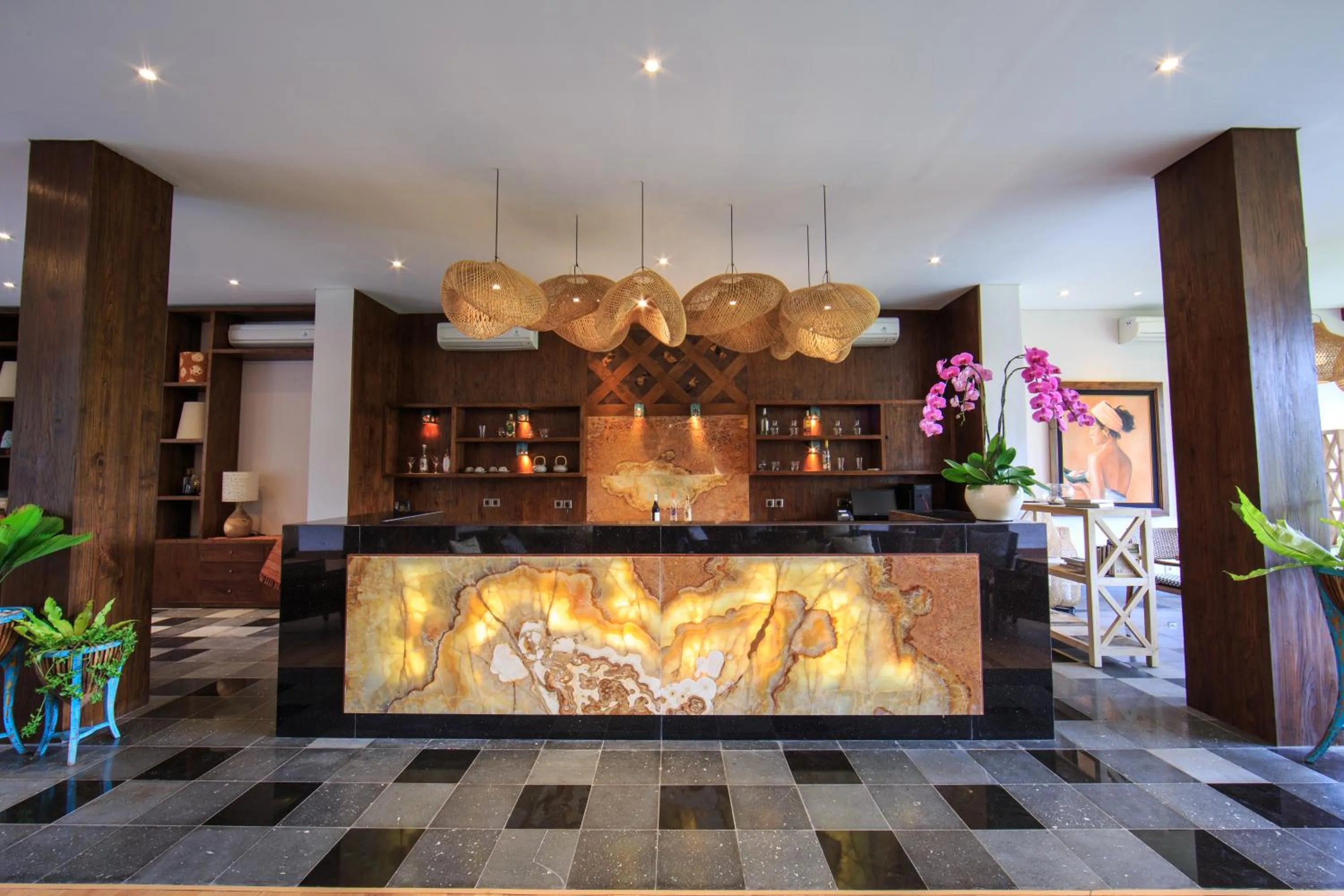 Lounge or bar in Tejaprana Bisma - CHSE Certified