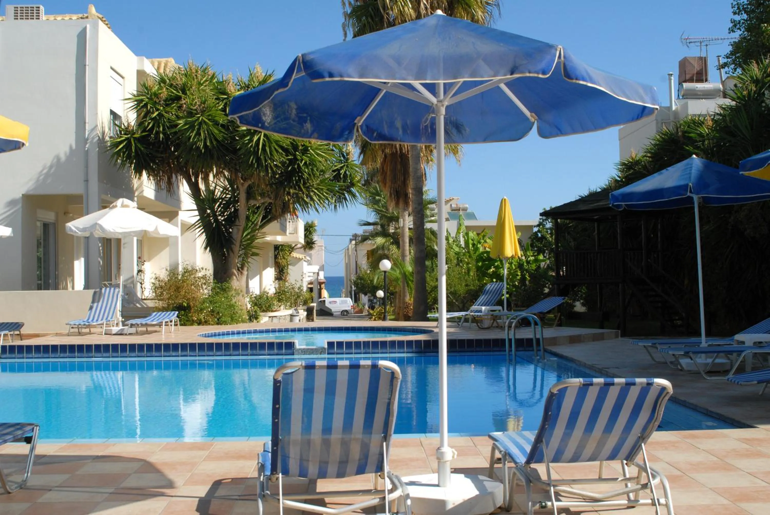 Swimming pool in Evilion hotel