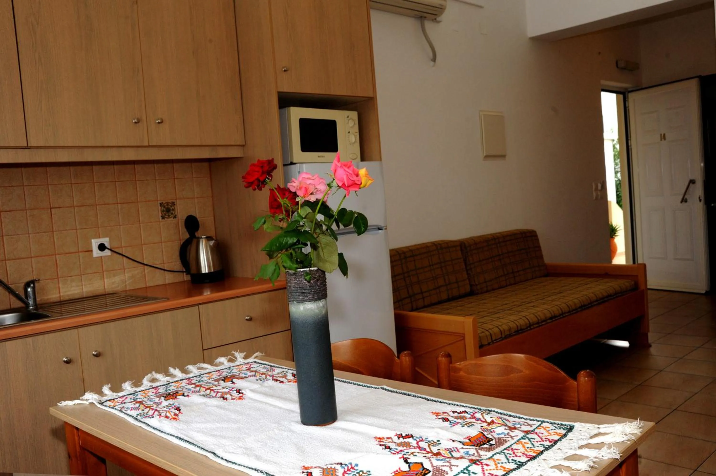 Dining area in Evilion hotel