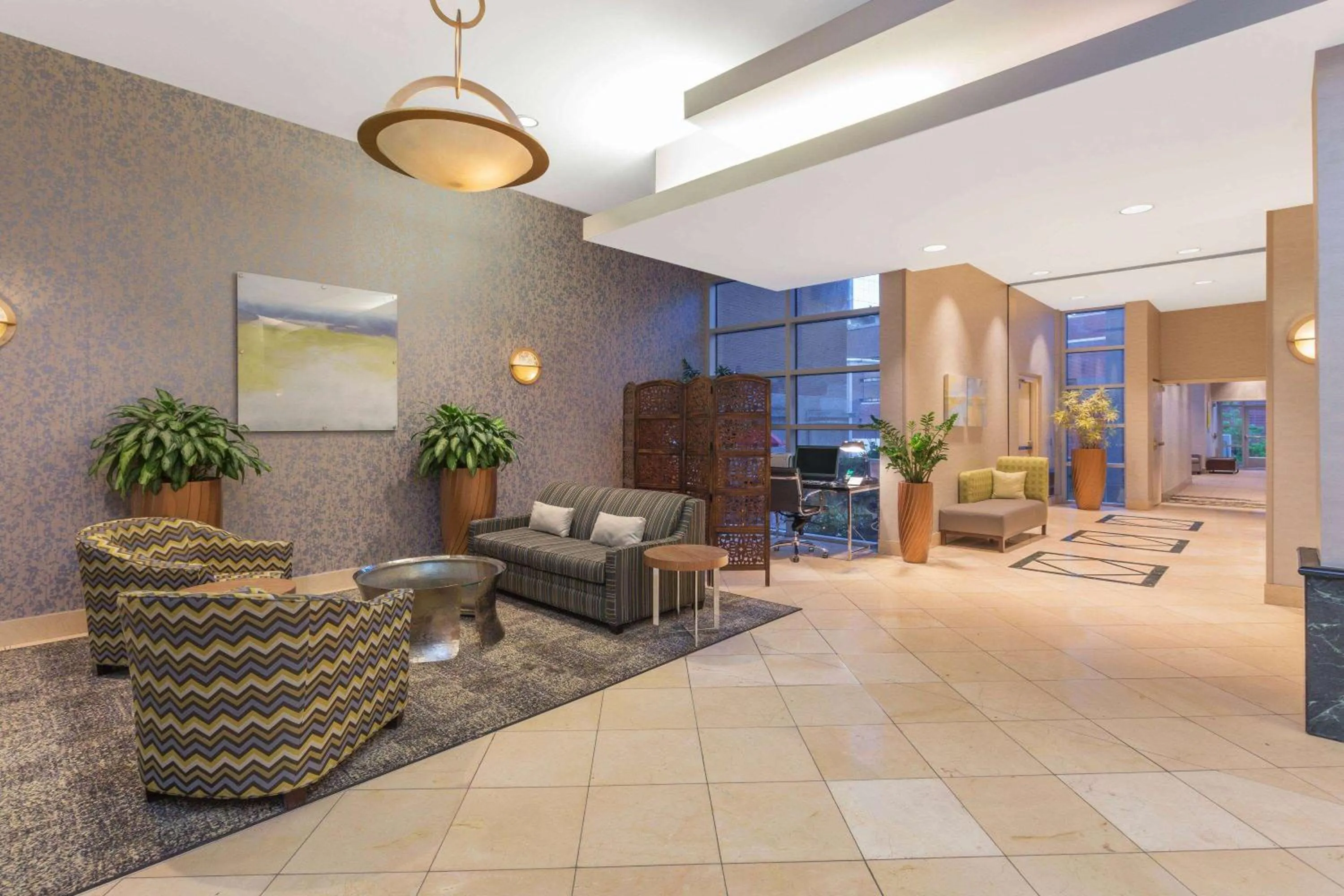 Lobby or reception in Wyndham Garden Buffalo Downtown