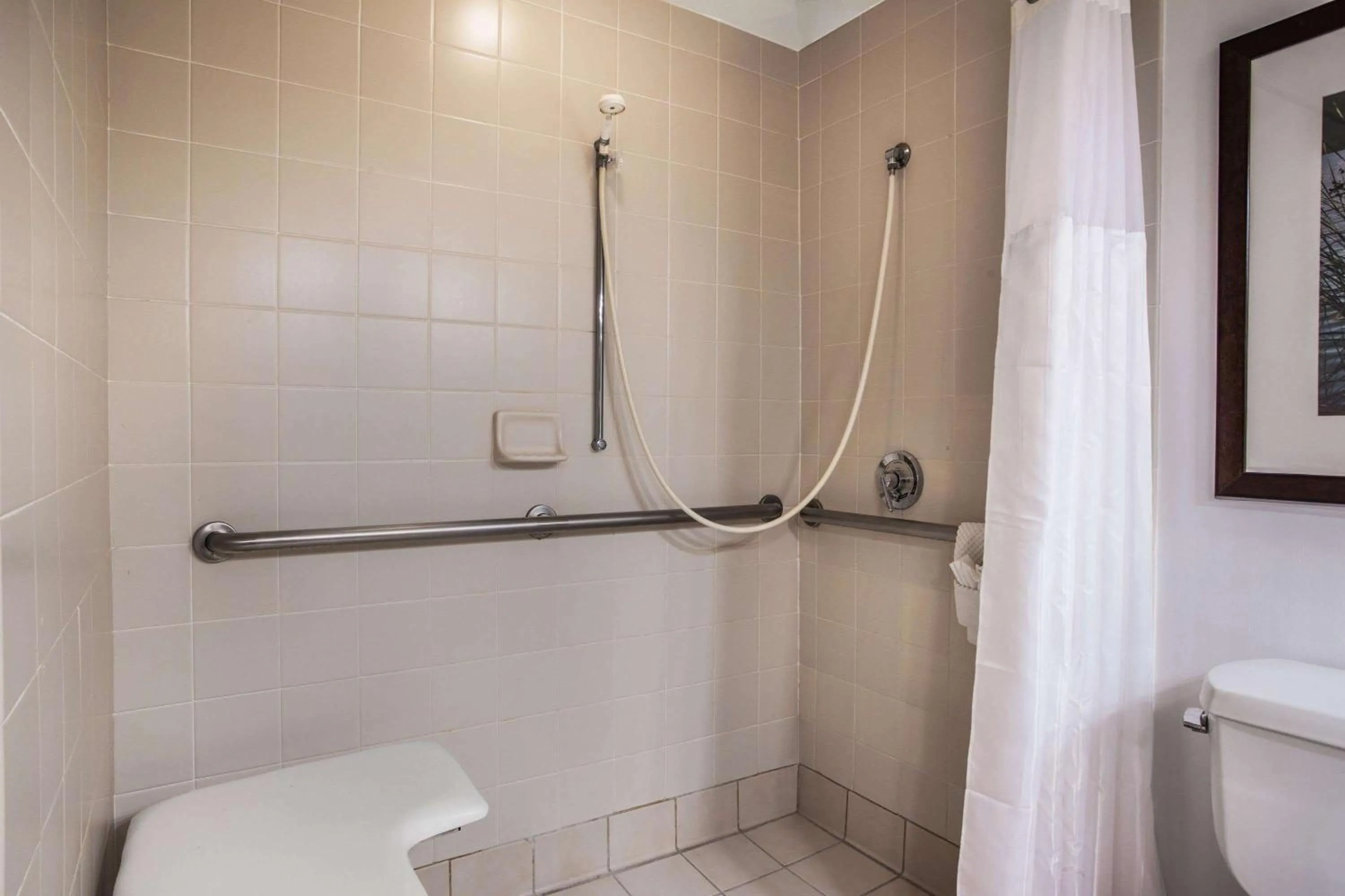 Shower in Wyndham Garden Buffalo Downtown