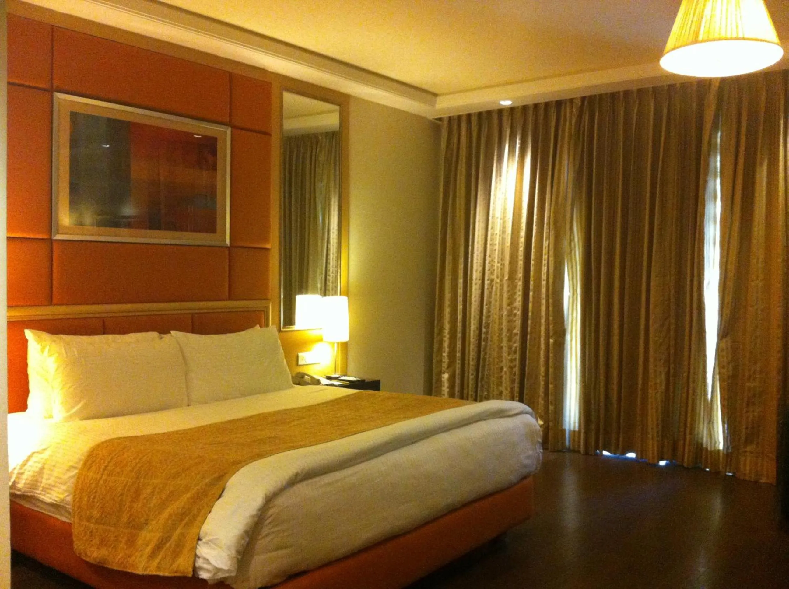 Decorative detail, Bed in Lemon Tree Premier, Jaipur