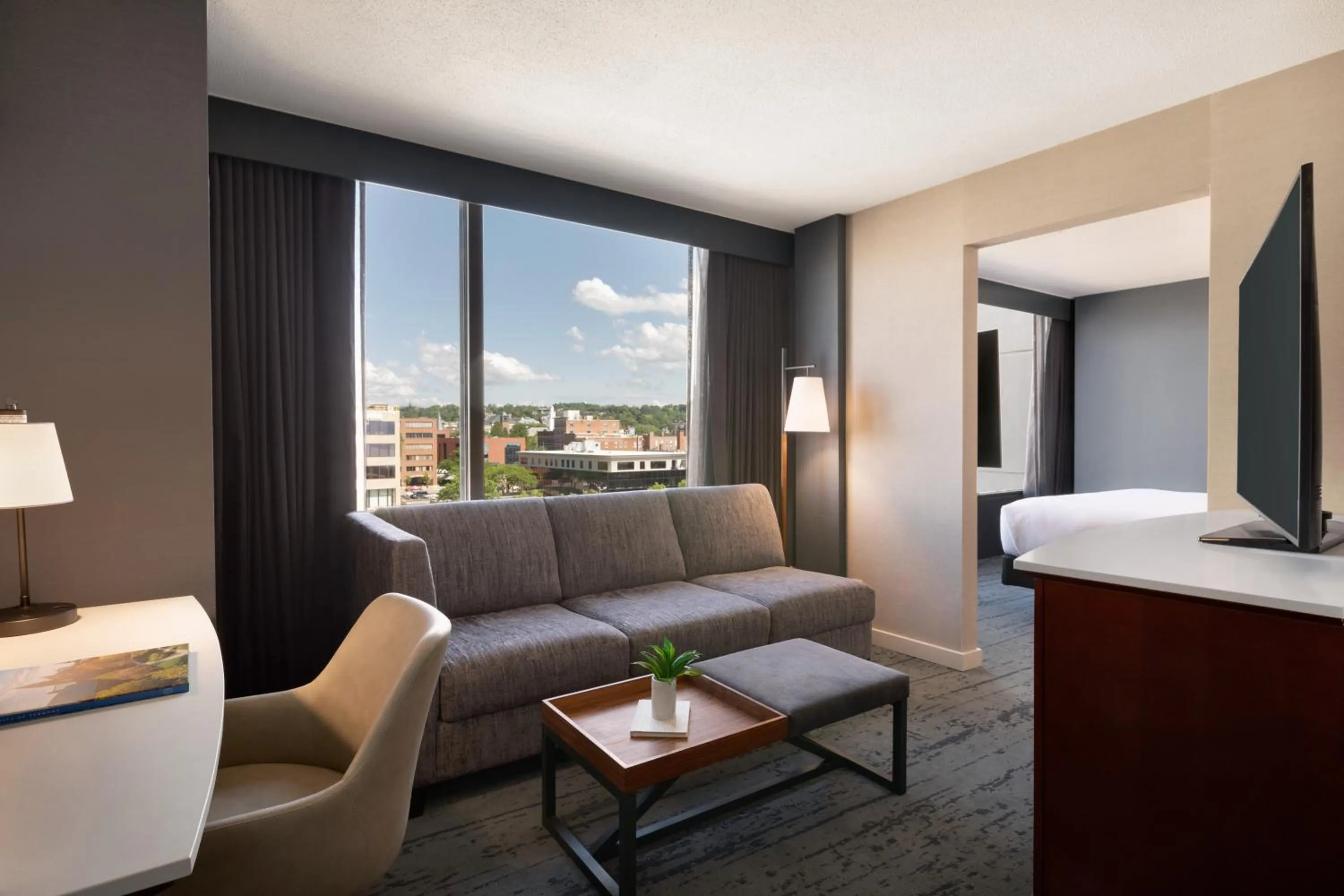 Bed in Hotel Champlain Burlington, Curio Collection by Hilton