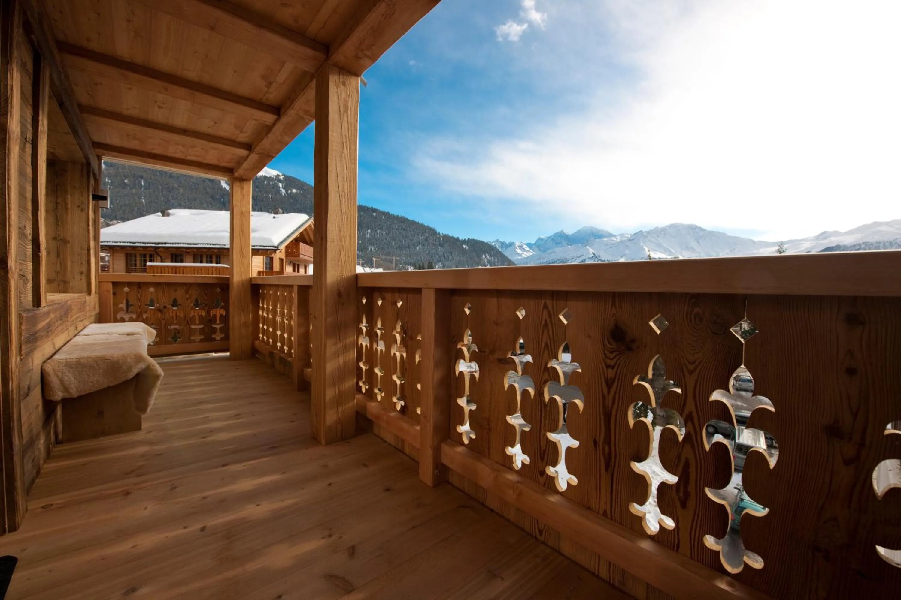 Balcony/Terrace in La Cordée des Alpes SUP