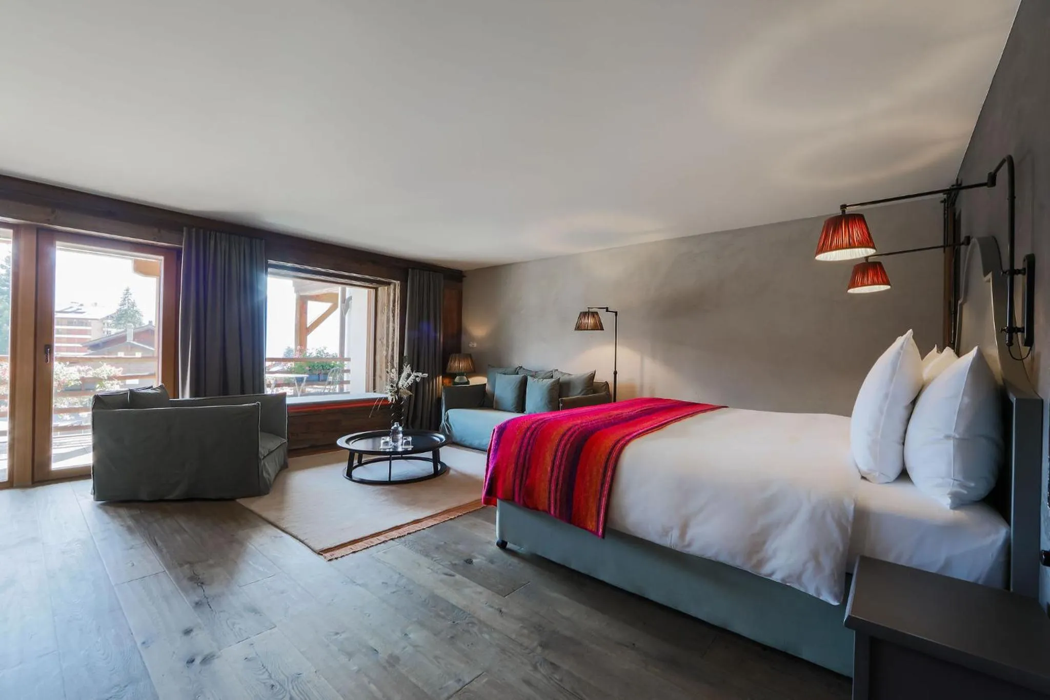 Photo of the whole room, Bed in La Cordée des Alpes SUP