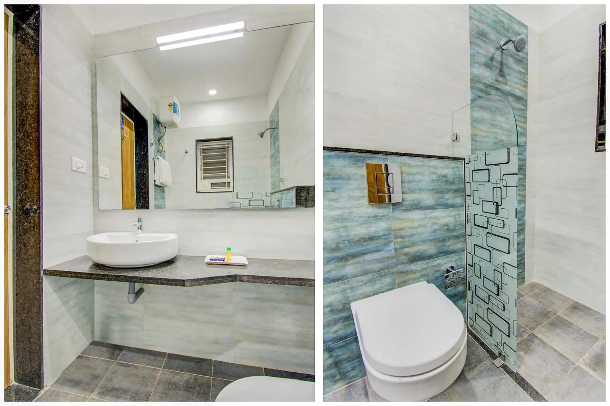 Shower in Park Avenue Suites