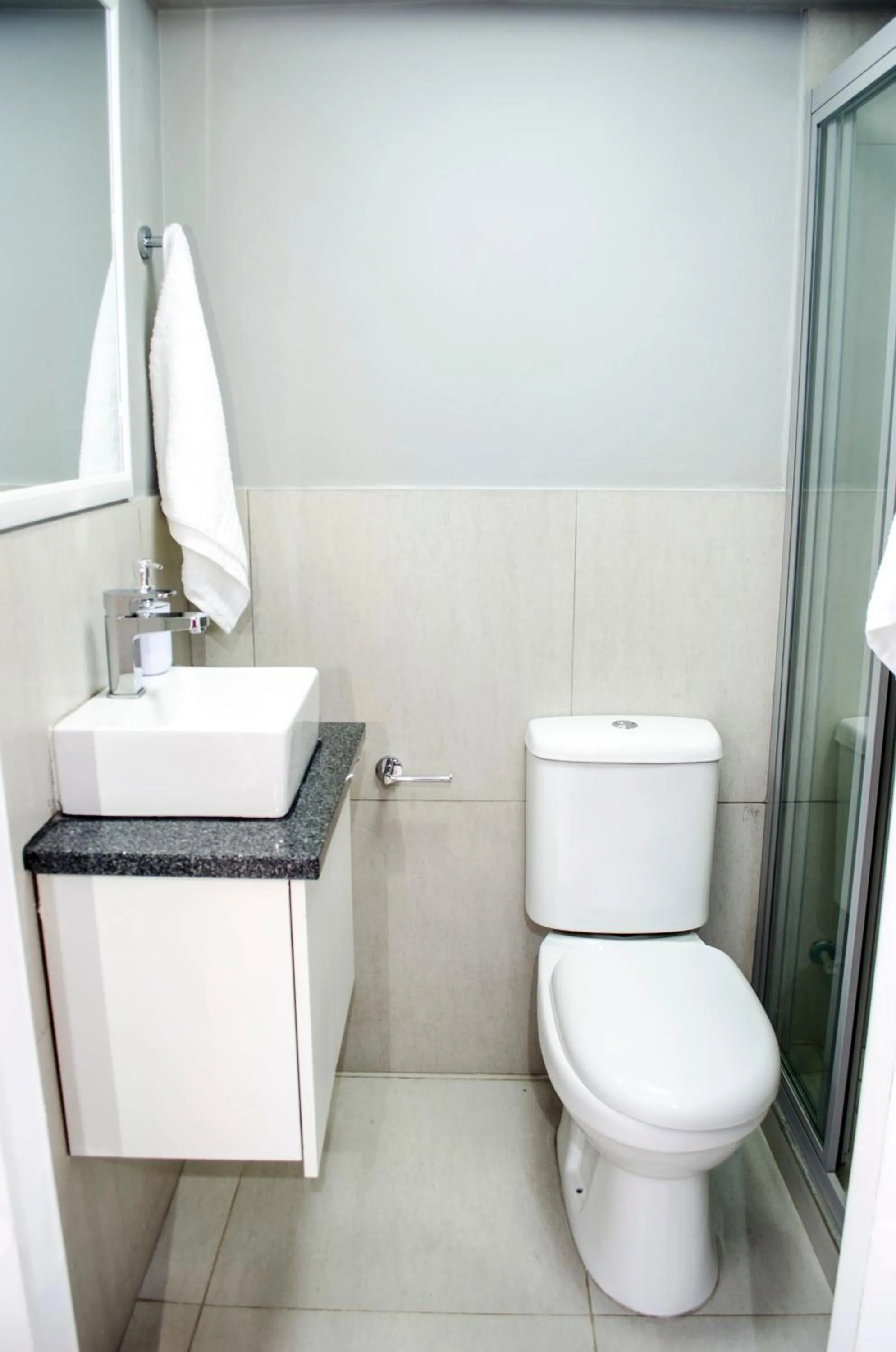 Toilet in Cape Town Micro Apartments