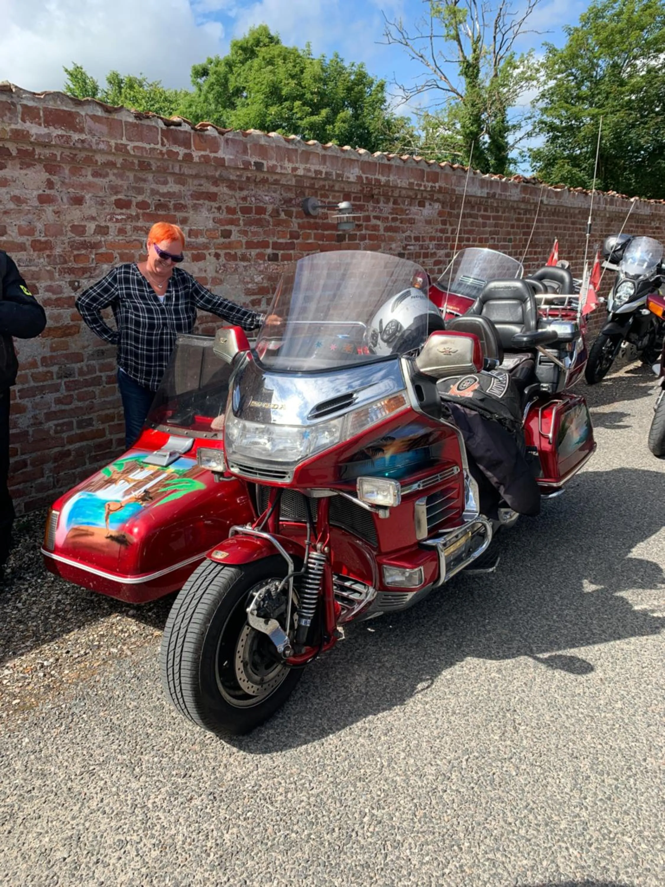 group of guests in Hotel Møllehuset