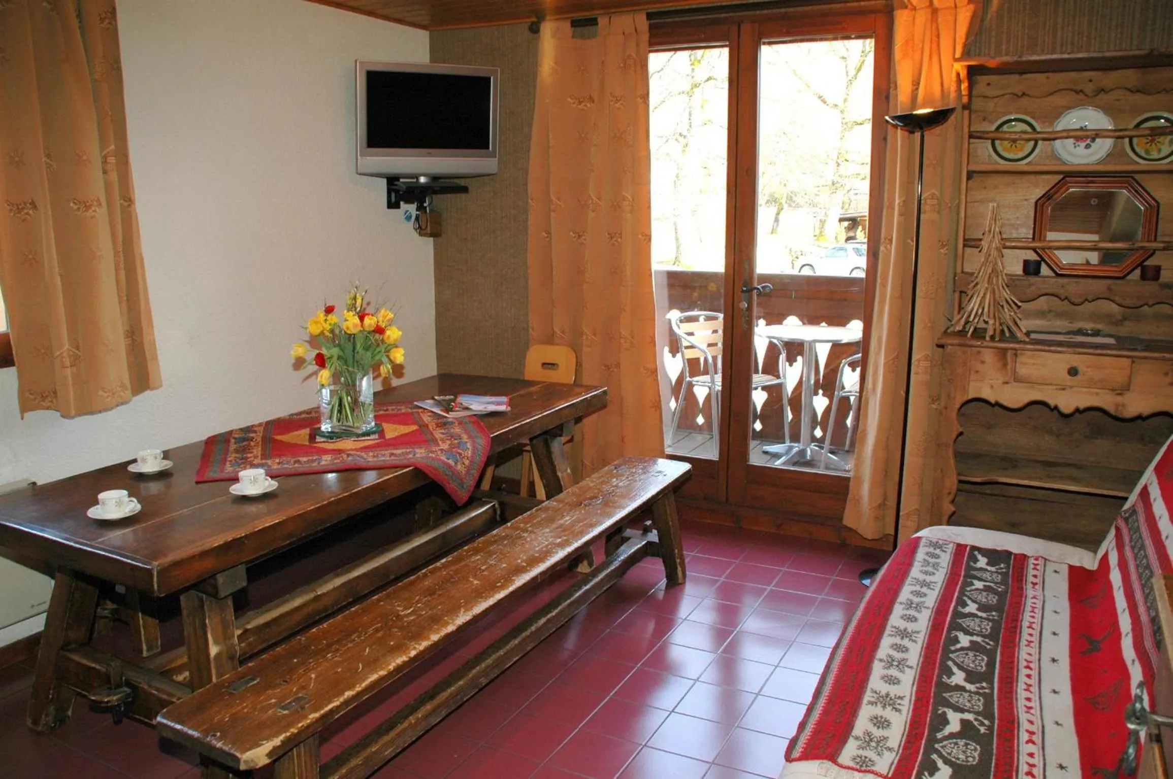 Living room in Résidence La Cour