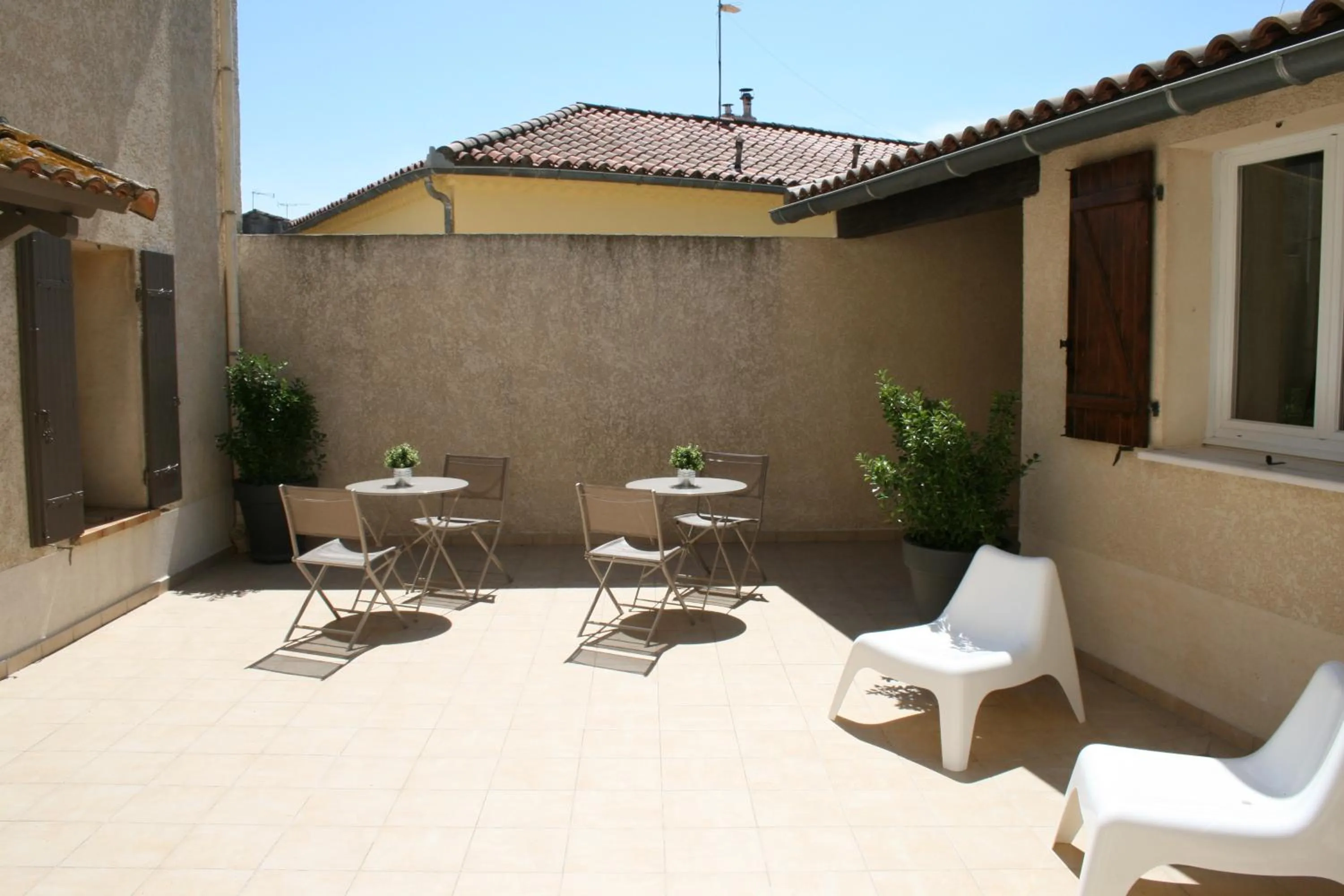Patio in Hotel L'Escale