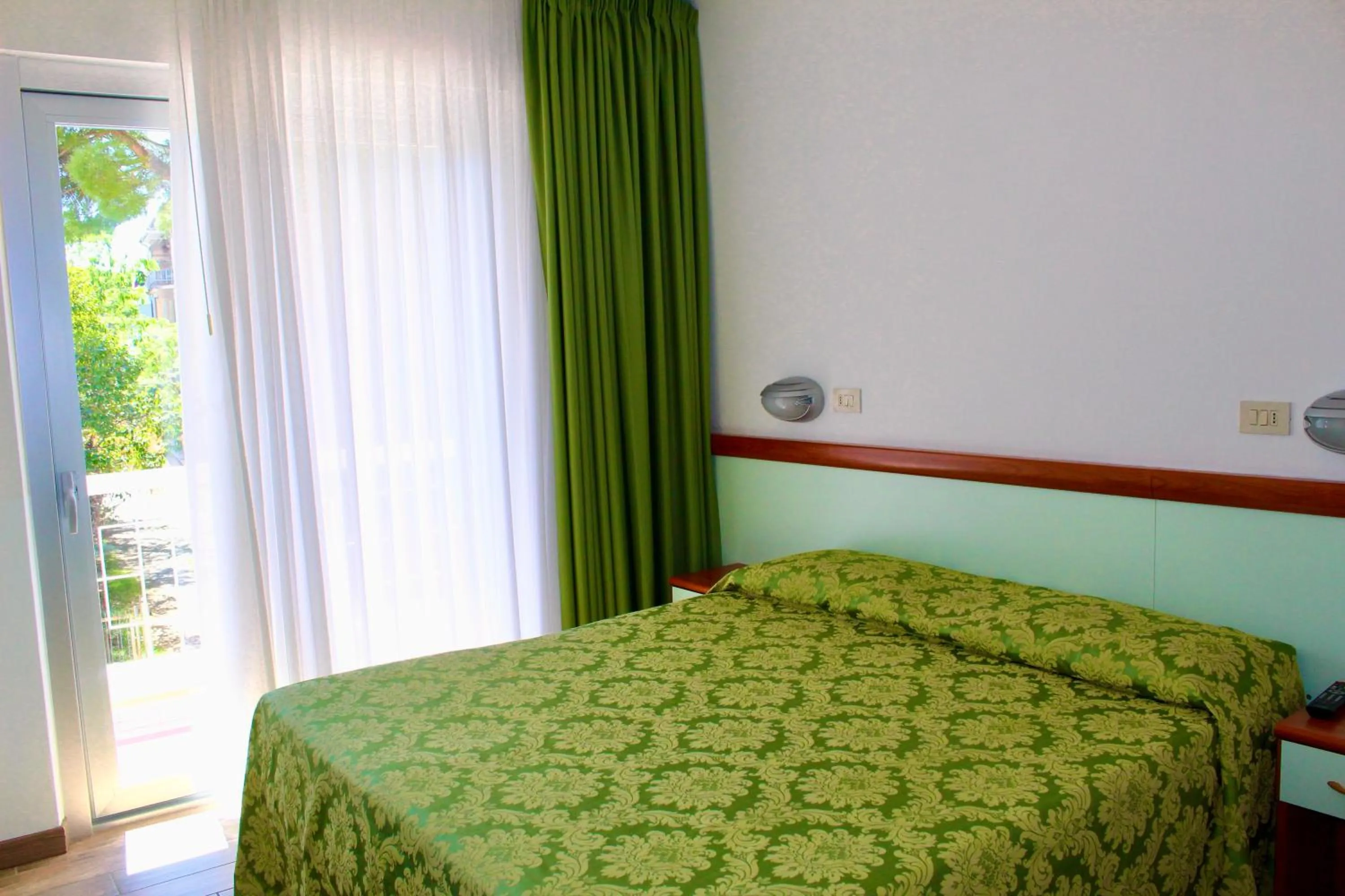 Bed in Hotel Cristina