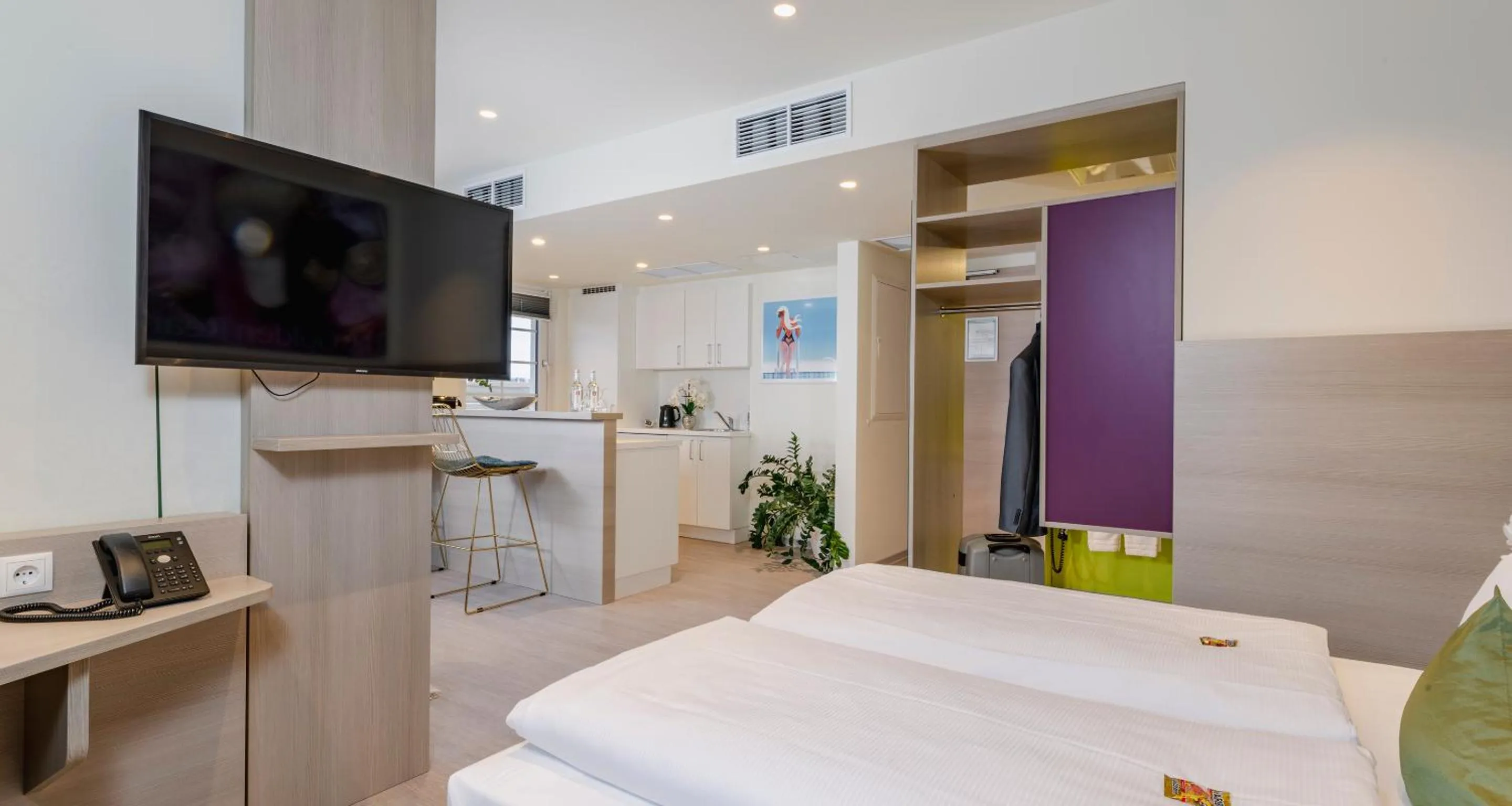 TV and multimedia, Bed in Best Western Hotel Bad Rappenau