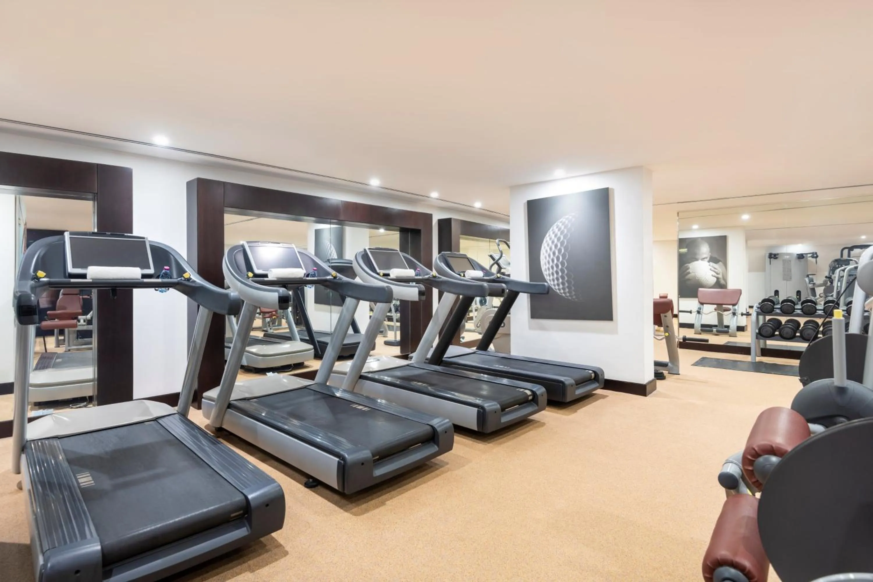 Fitness centre/facilities in Crowne Plaza Doha - The Business Park by IHG