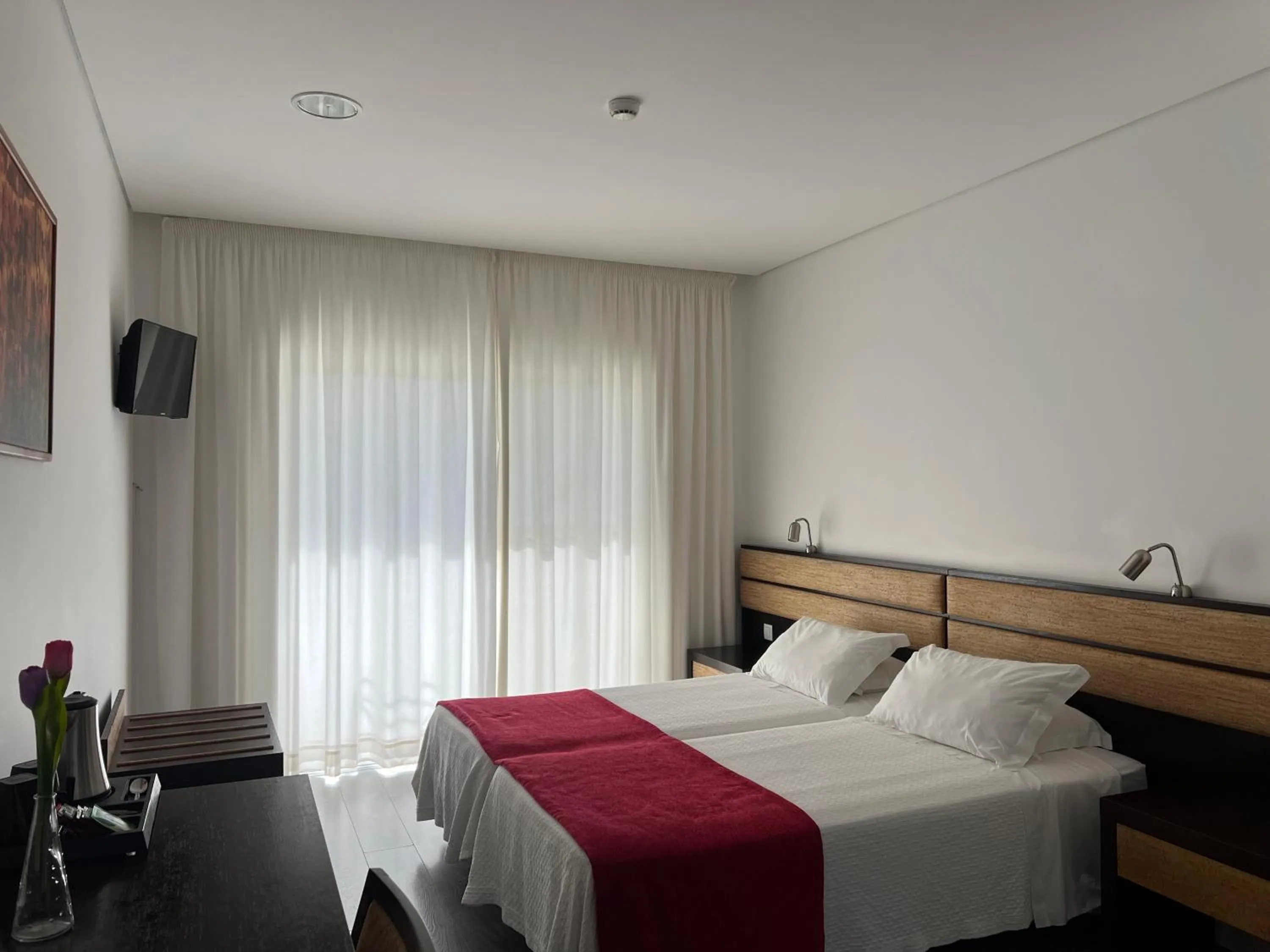 Bed in Quinta Saleiro Guesthouse