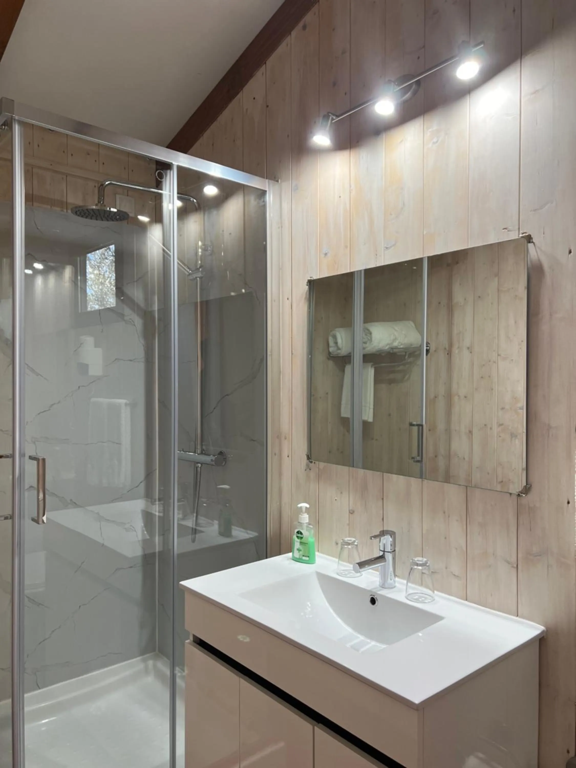 Shower in Quinta Saleiro Guesthouse