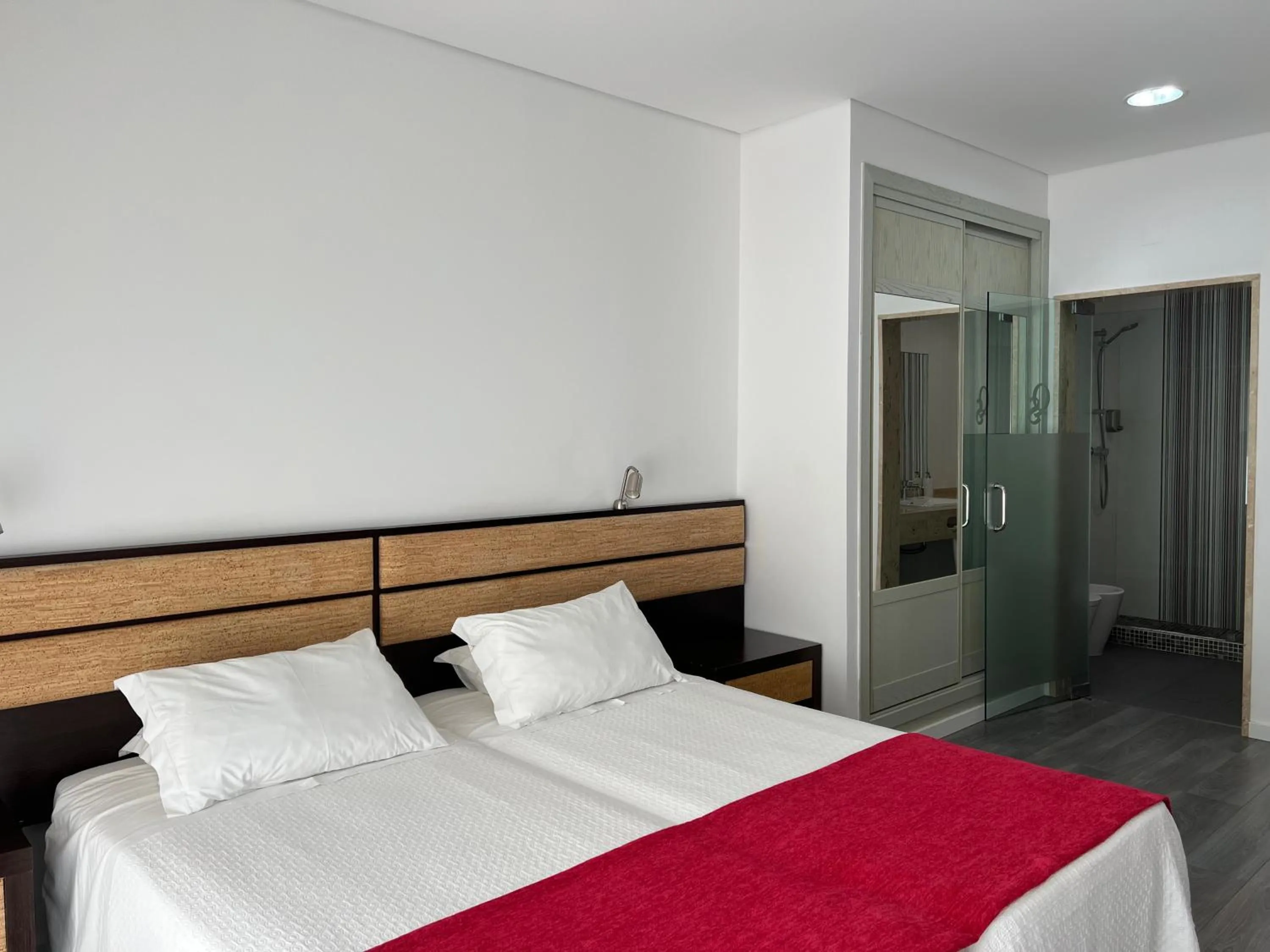 Bed in Quinta Saleiro Guesthouse