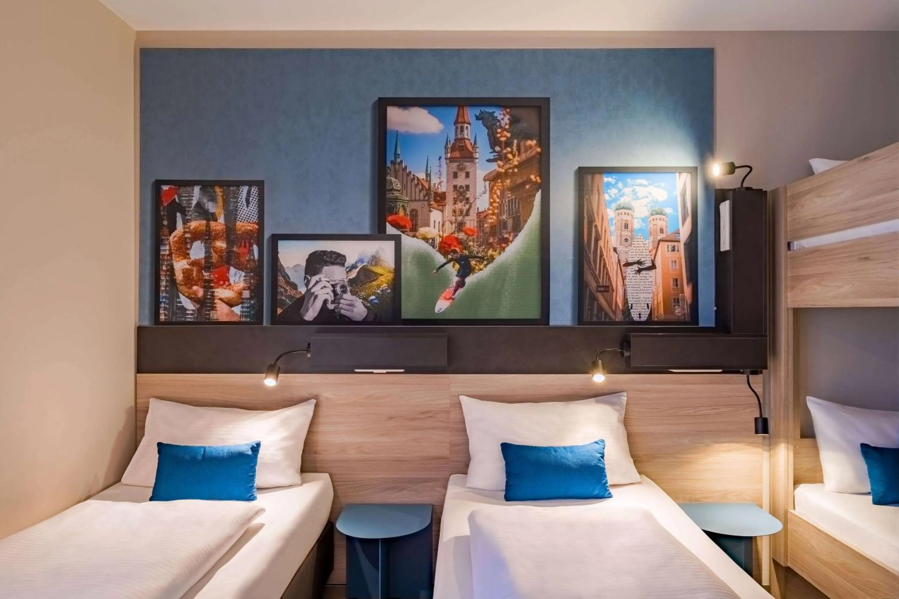 Bed in Ramada Encore by Wyndham Munich Messe