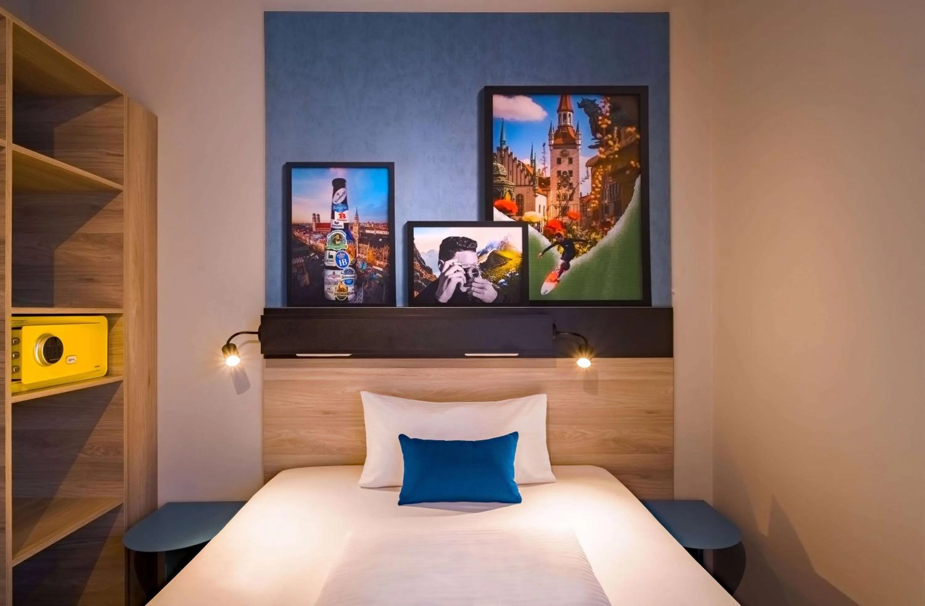 Photo of the whole room, Bed in Ramada Encore by Wyndham Munich Messe