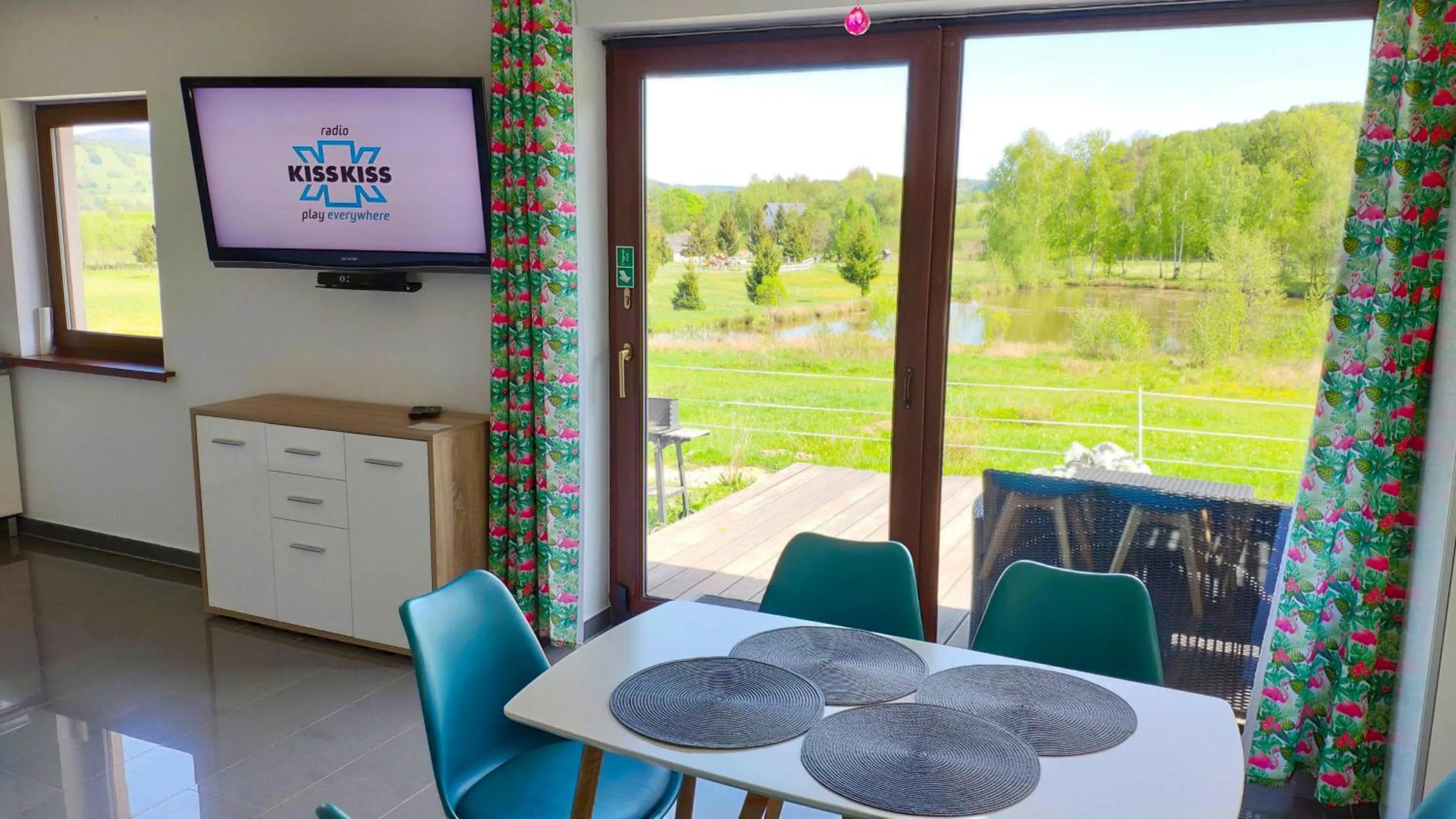 Communal lounge/ TV room in Blu Raj - domy w Sudetach