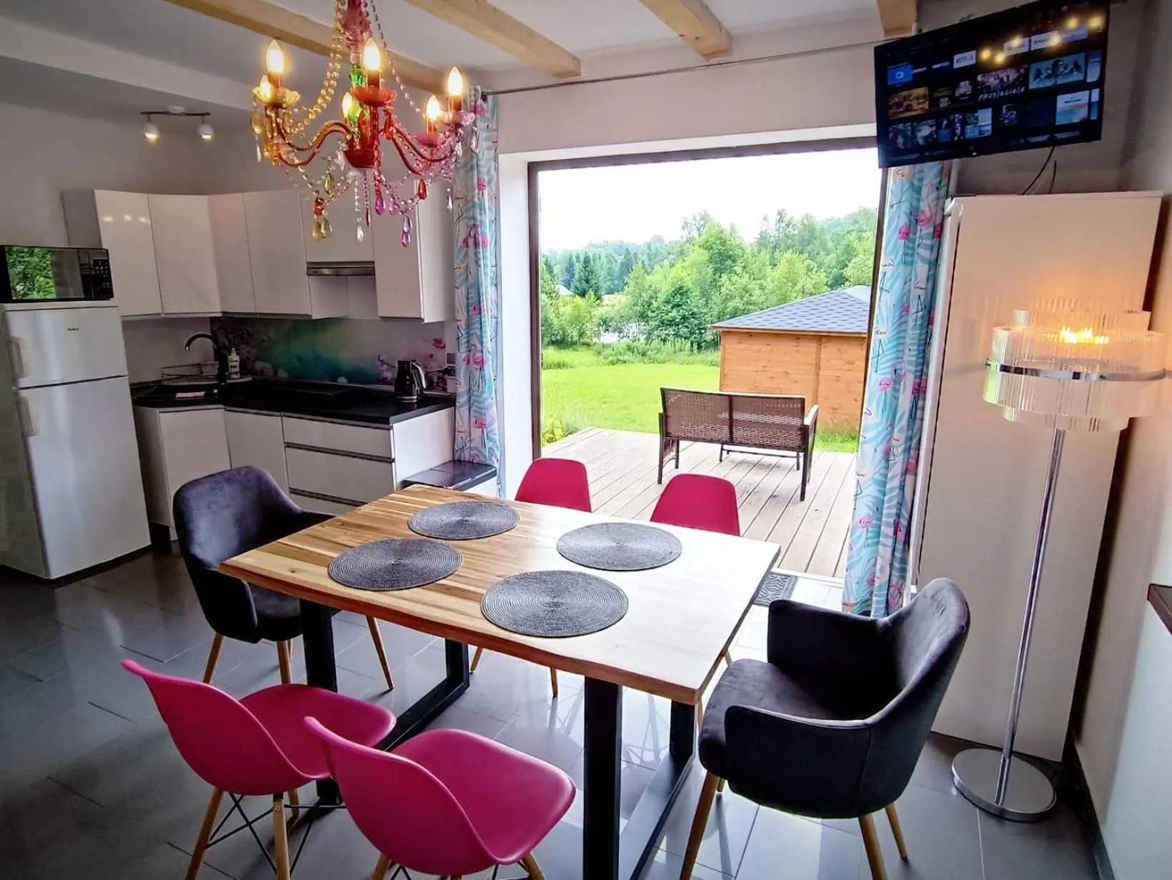 Kitchen or kitchenette in Blu Raj - domy w Sudetach