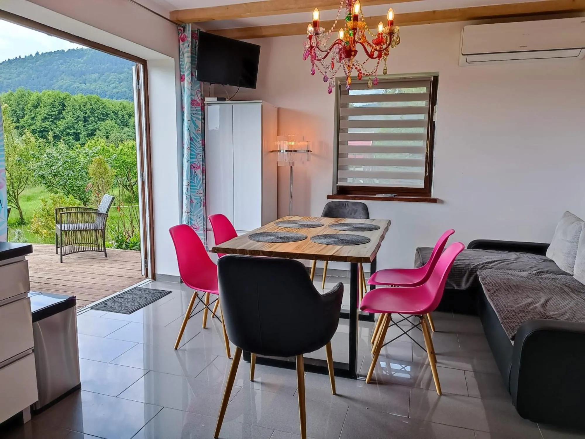 Living room in Blu Raj - domy w Sudetach