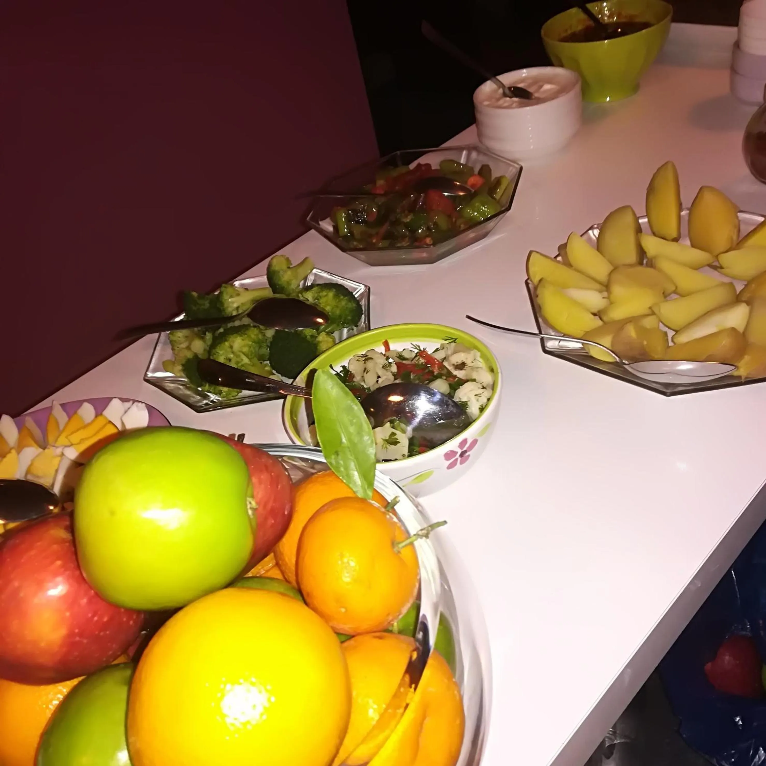 Buffet breakfast in Chillout Lya Hostel & Lounge