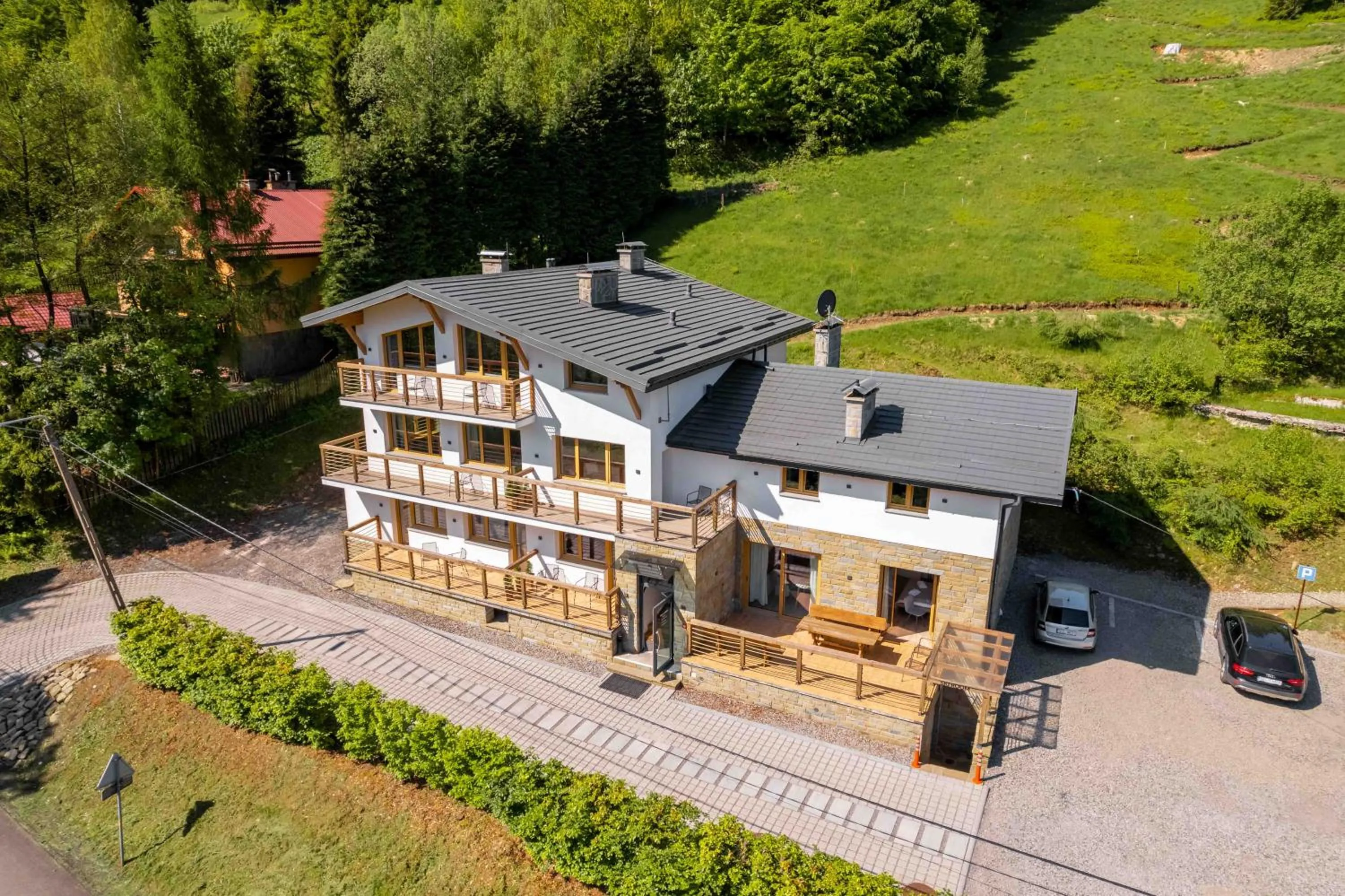 Bird's eye view in Apartamenty Willa Marko z sauną, grillowiskiem i rowerownią - Dream Apart