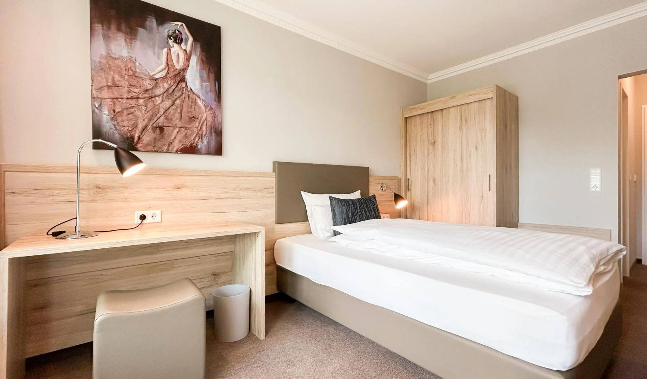 Bed in Hotel Noltmann-Peters