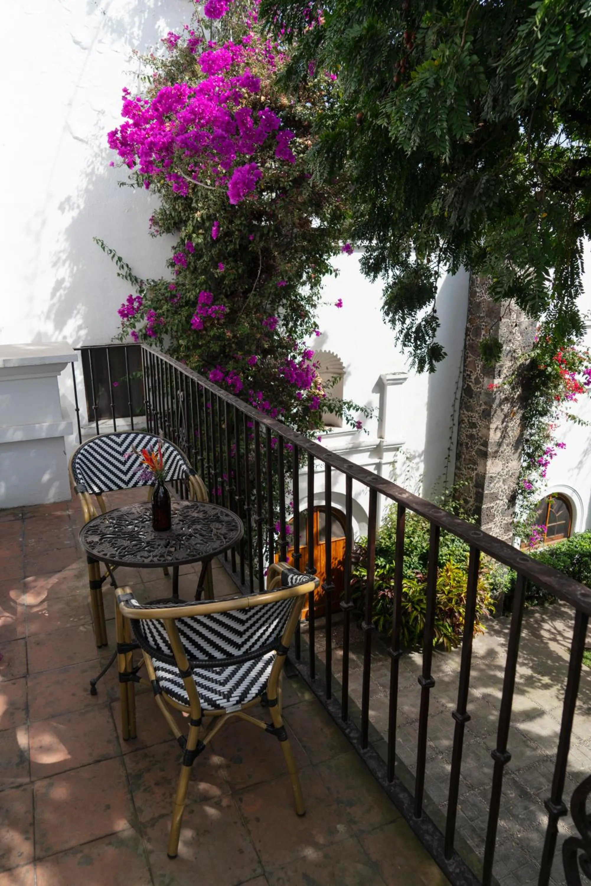 Balcony/Terrace in Posada del Tepozteco - Hotel & Gallery