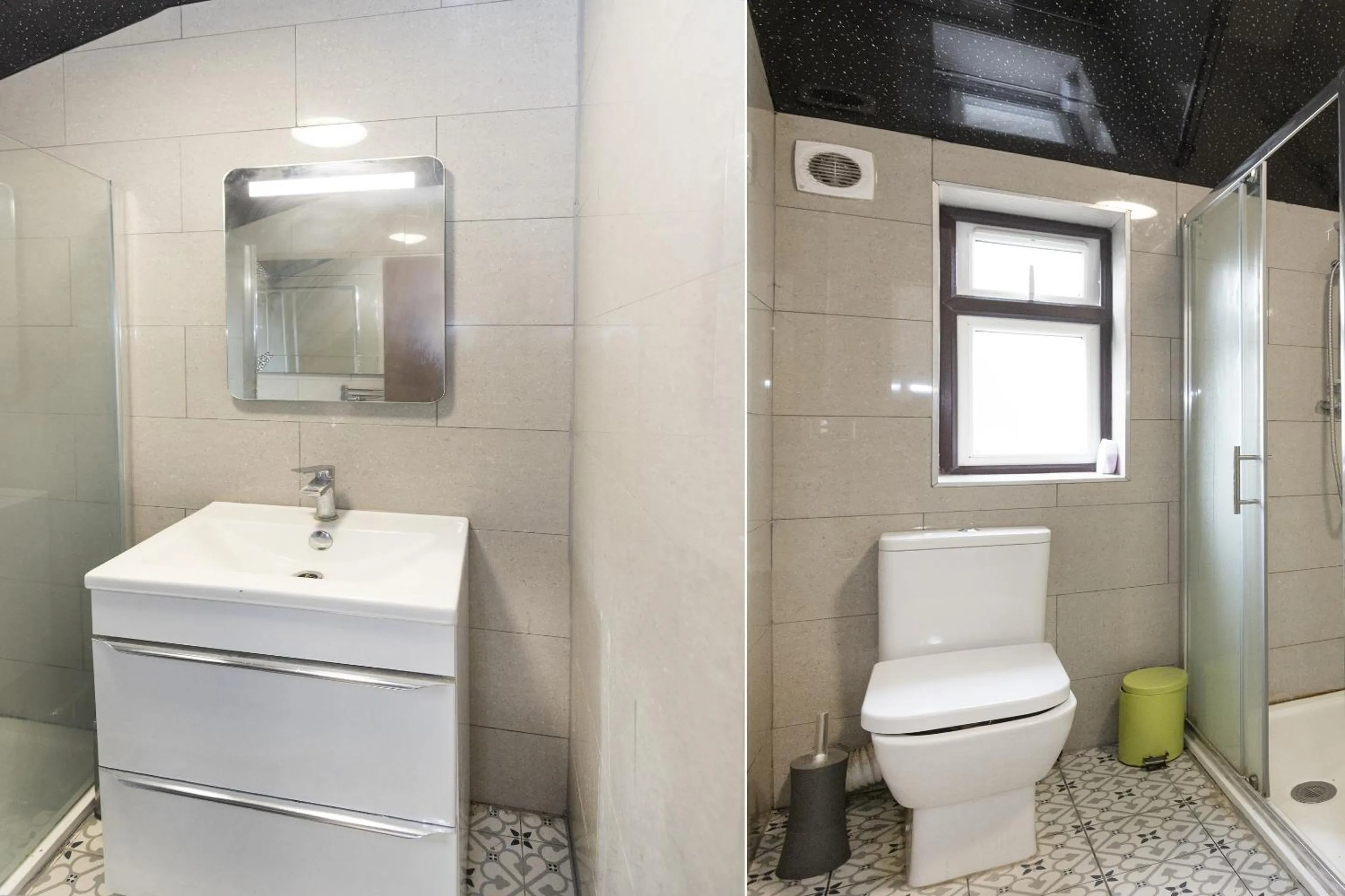 Bathroom in Old Oak Tree Inn