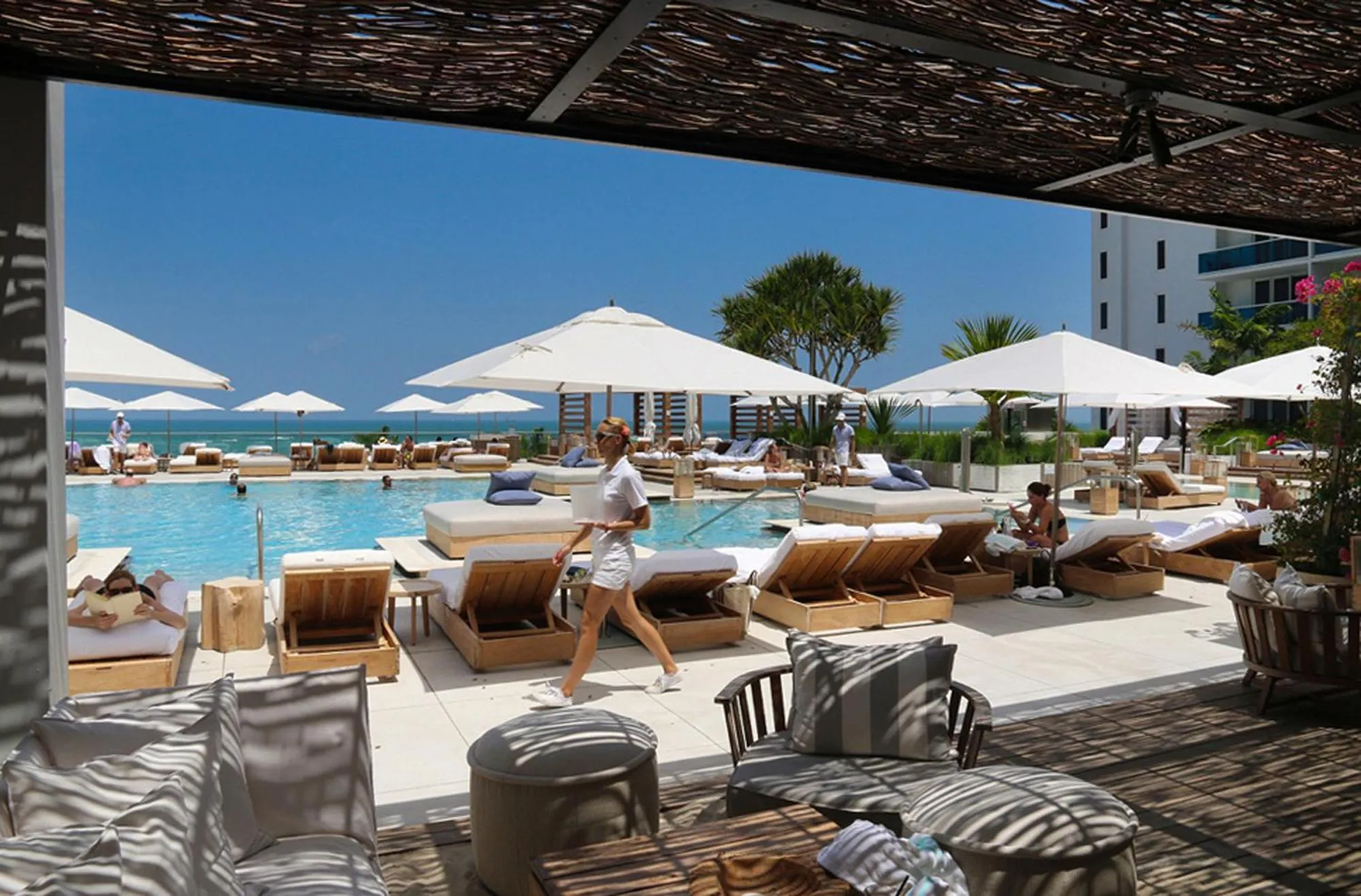 Swimming pool in 1 Hotel & Homes Miami Beach Oceanfront Residence Suites By Joe Semary