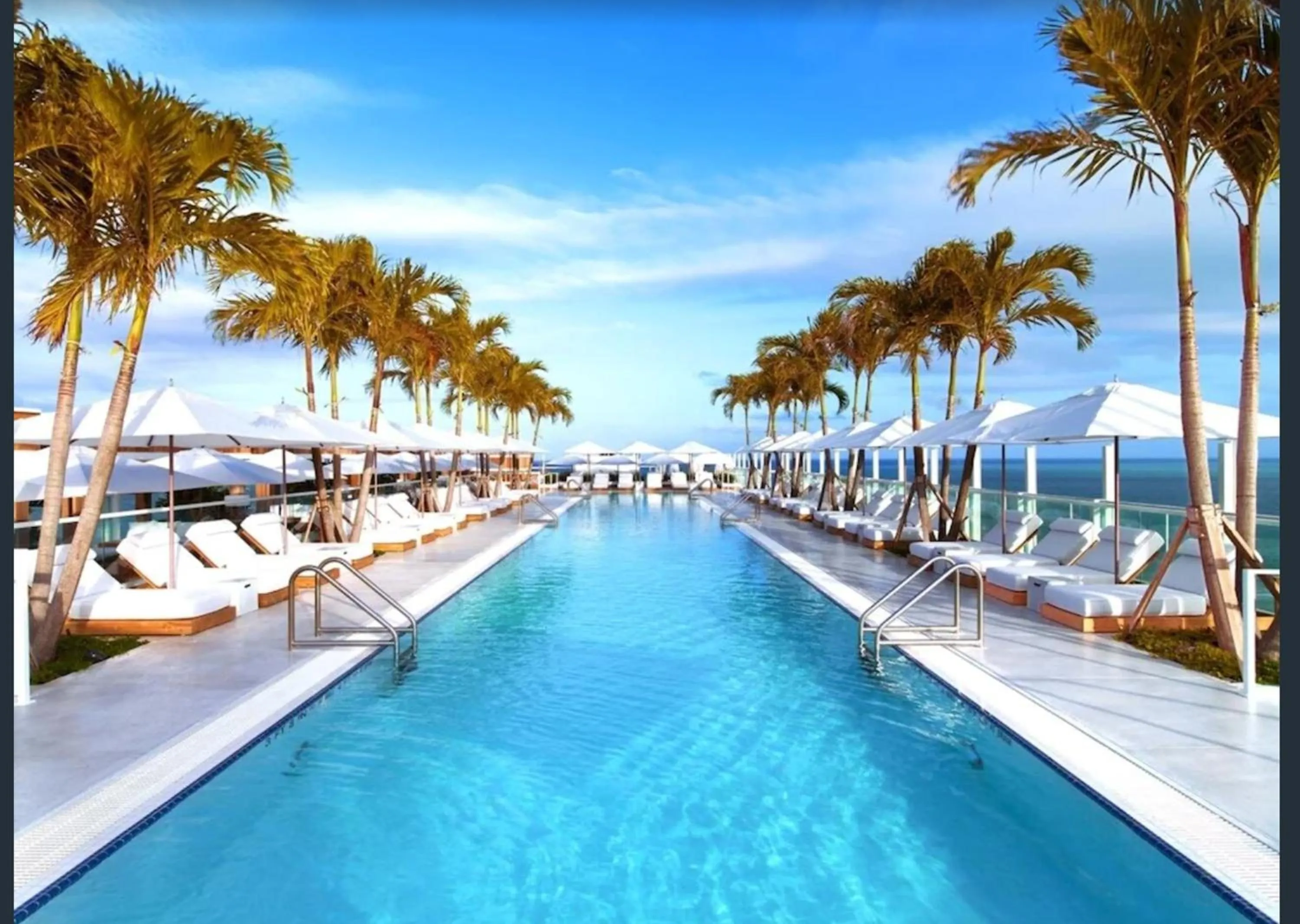 Pool view in 1 Hotel & Homes Miami Beach Oceanfront Residence Suites By Joe Semary