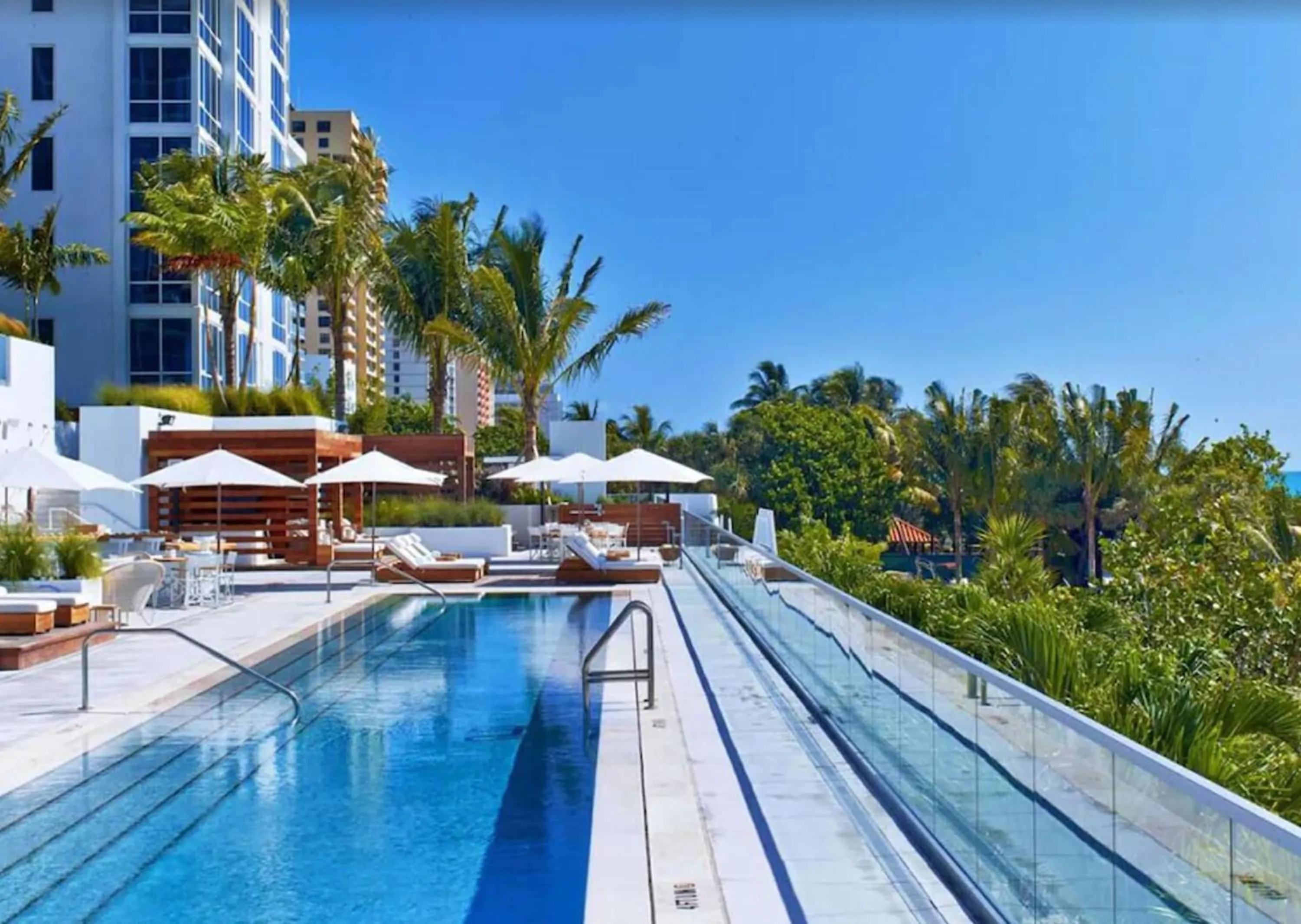 Pool view in 1 Hotel & Homes Miami Beach Oceanfront Residence Suites By Joe Semary
