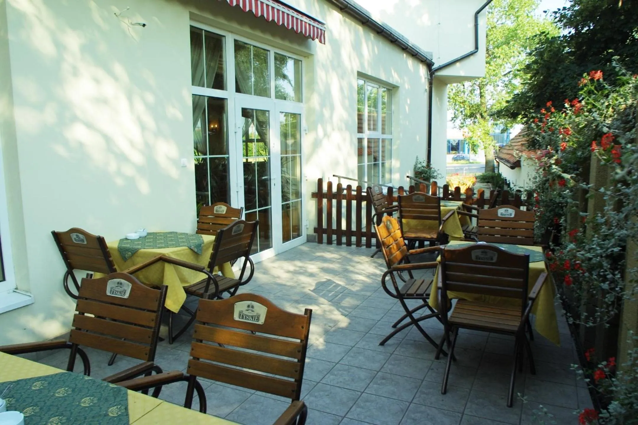 Patio in Hotel Bielany