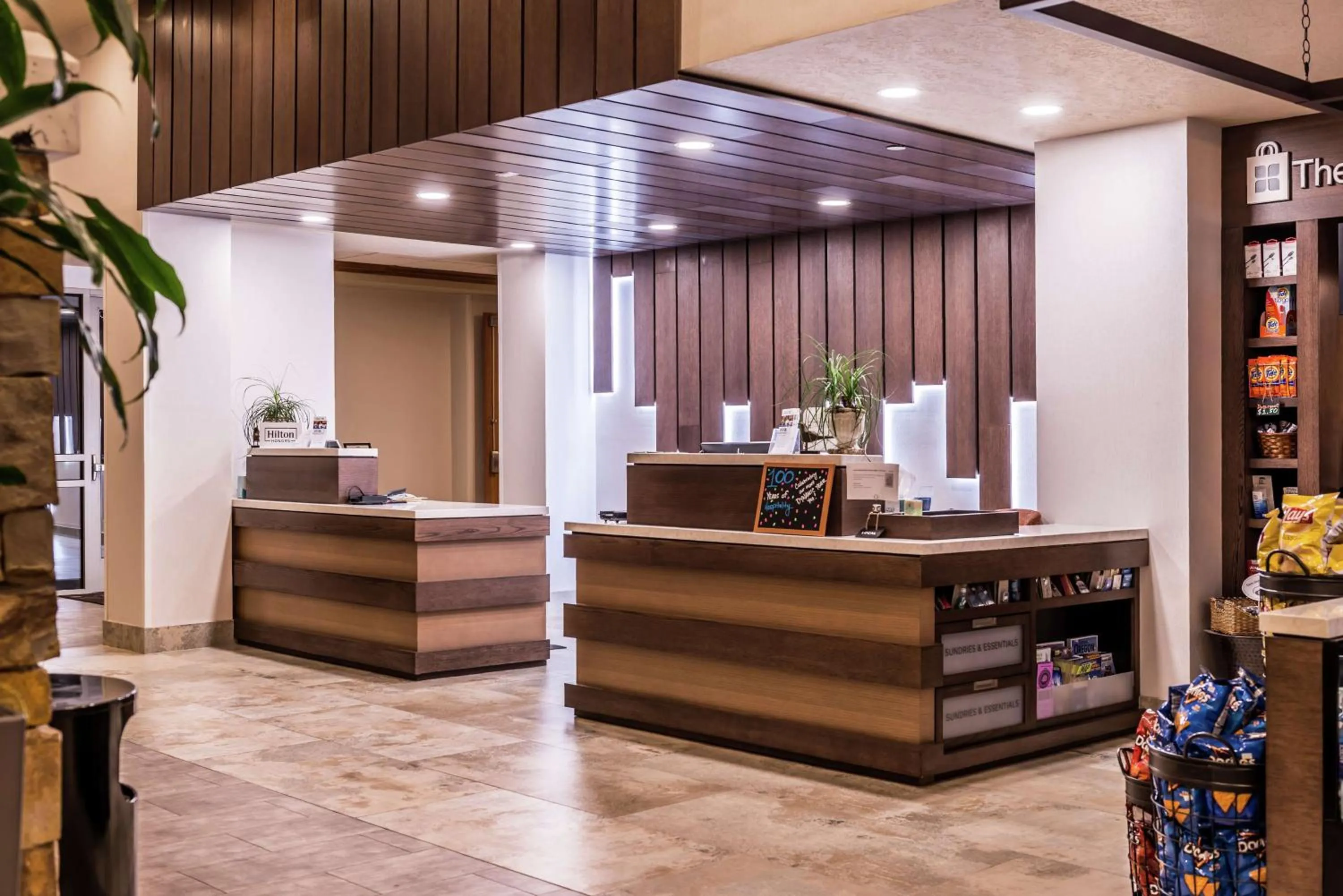 Lobby or reception in Hilton Garden Inn Bend