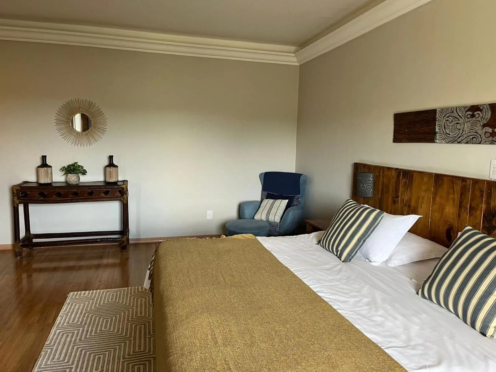 Bed in Hotel Pousada Shangri-la