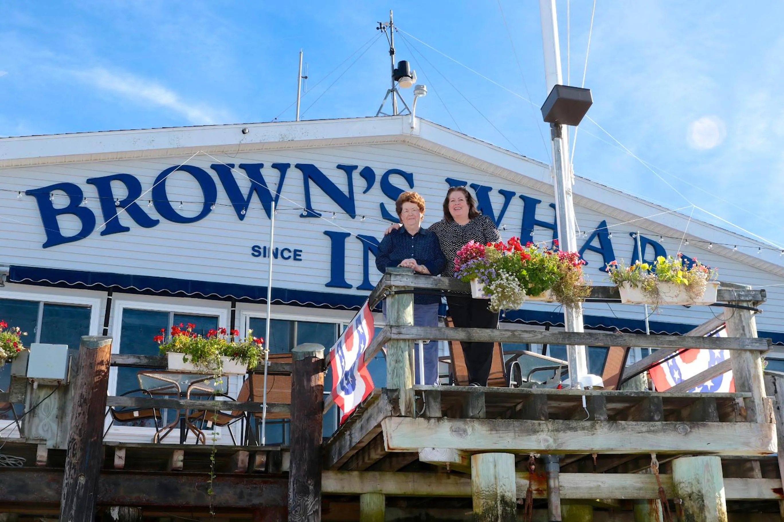 Fishing in Browns Wharf Inn