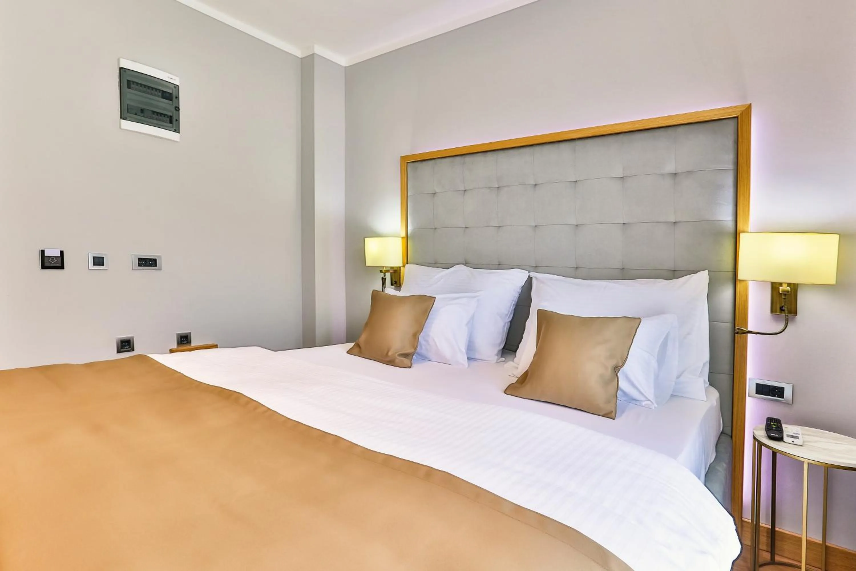 Bedroom, Bed in Hotel Lusso Mare by Aycon