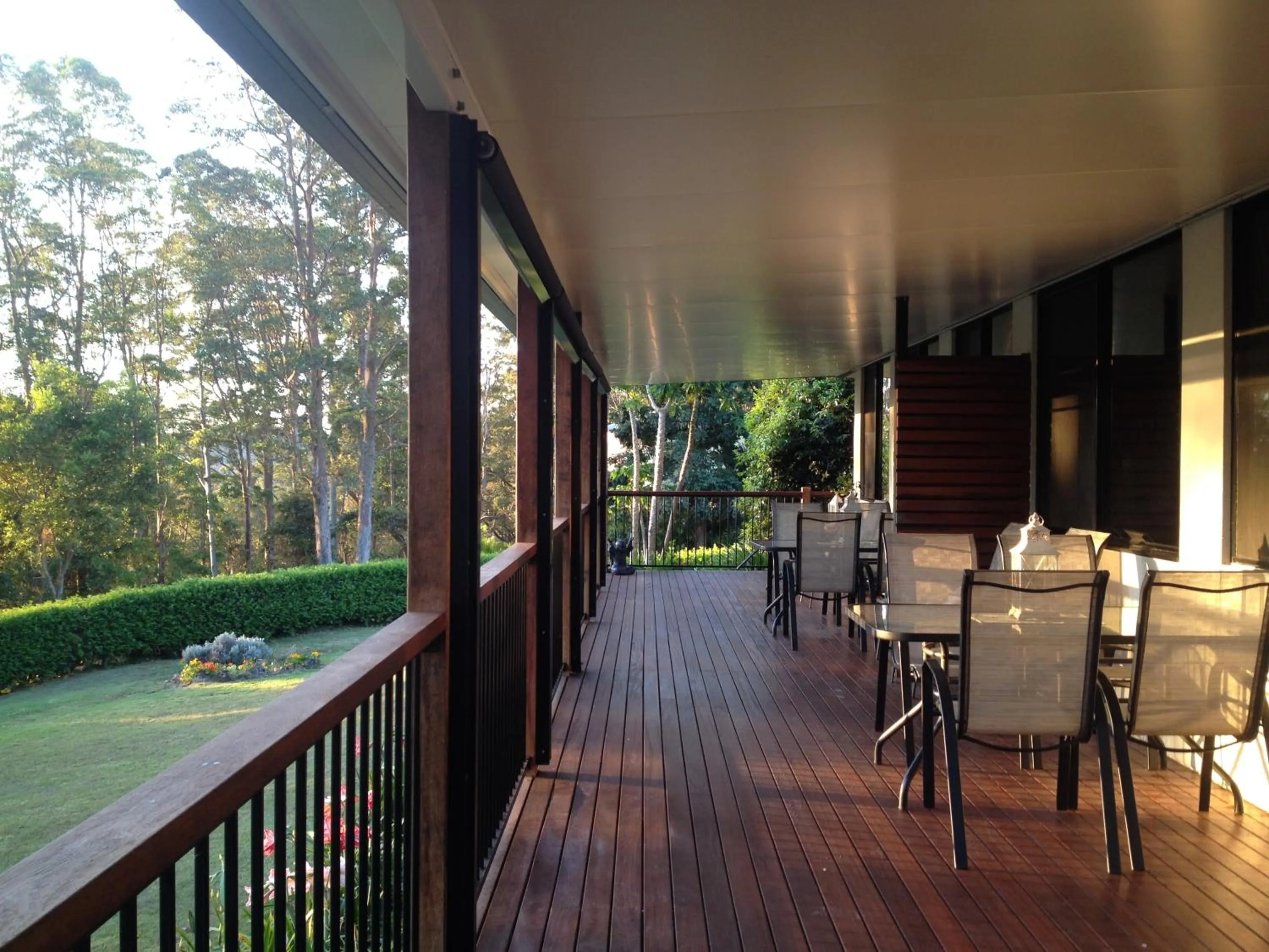 Balcony/Terrace in Mapleton Falls Accommodation