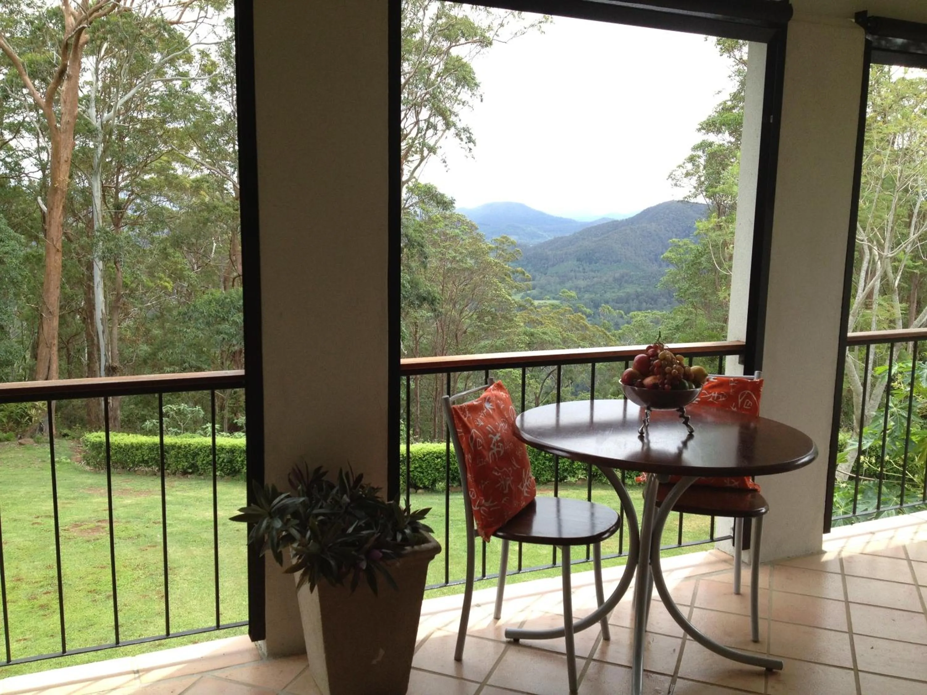 Balcony/Terrace in Mapleton Falls Accommodation