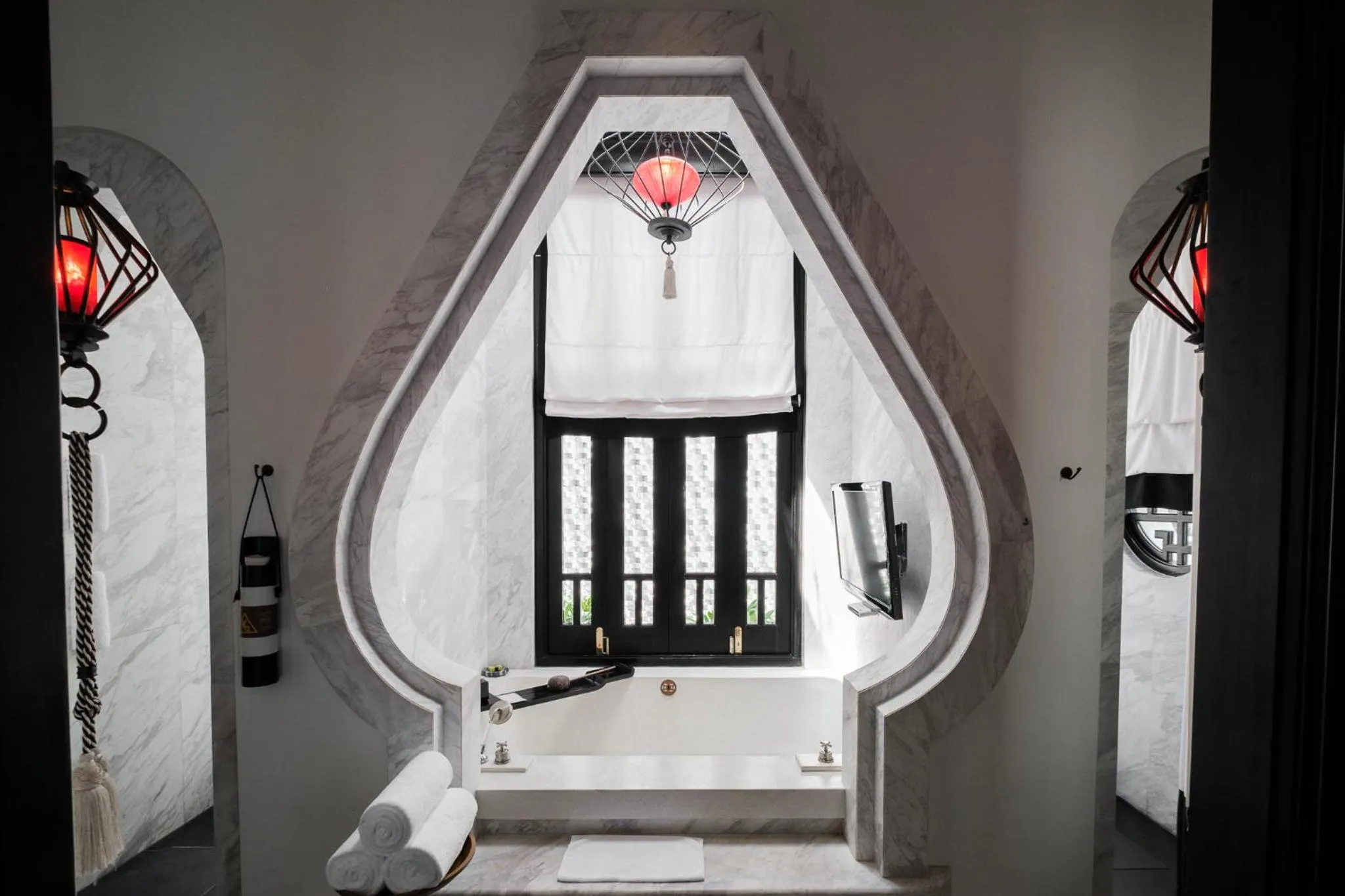 Bathroom, Bed in InterContinental Danang Sun Peninsula Resort by IHG