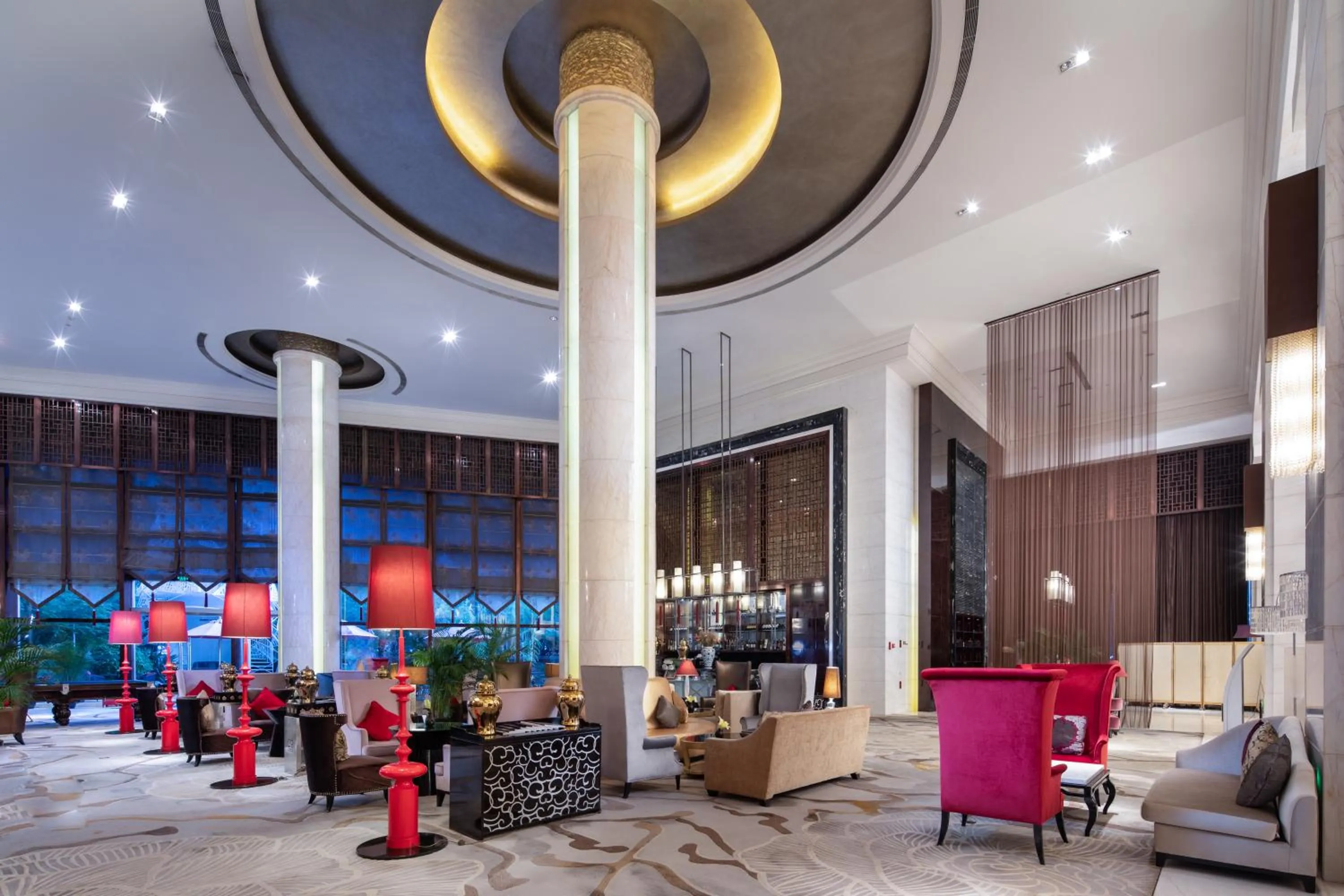 Lounge or bar in Wyndham Grand Plaza Royale Colorful Yunnan