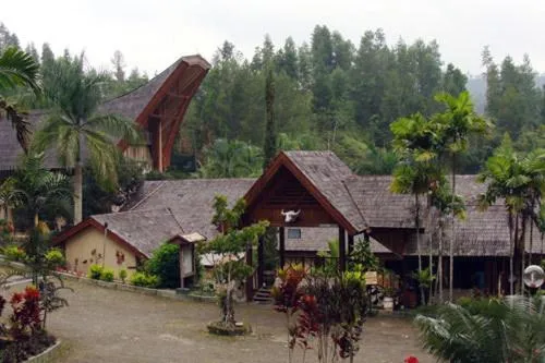 Bird's eye view in Hotel Sahid Toraja