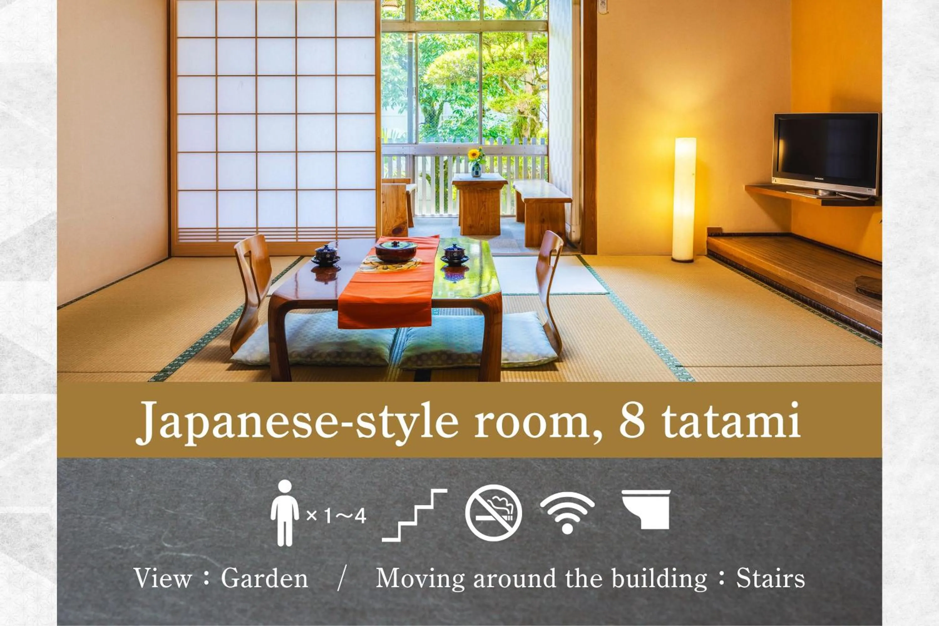 Photo of the whole room in Ryokan Marumo